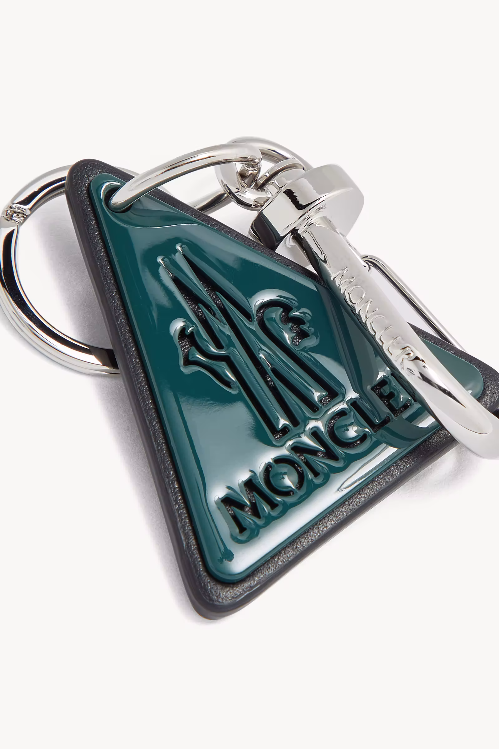 Logo Leather Key Ring