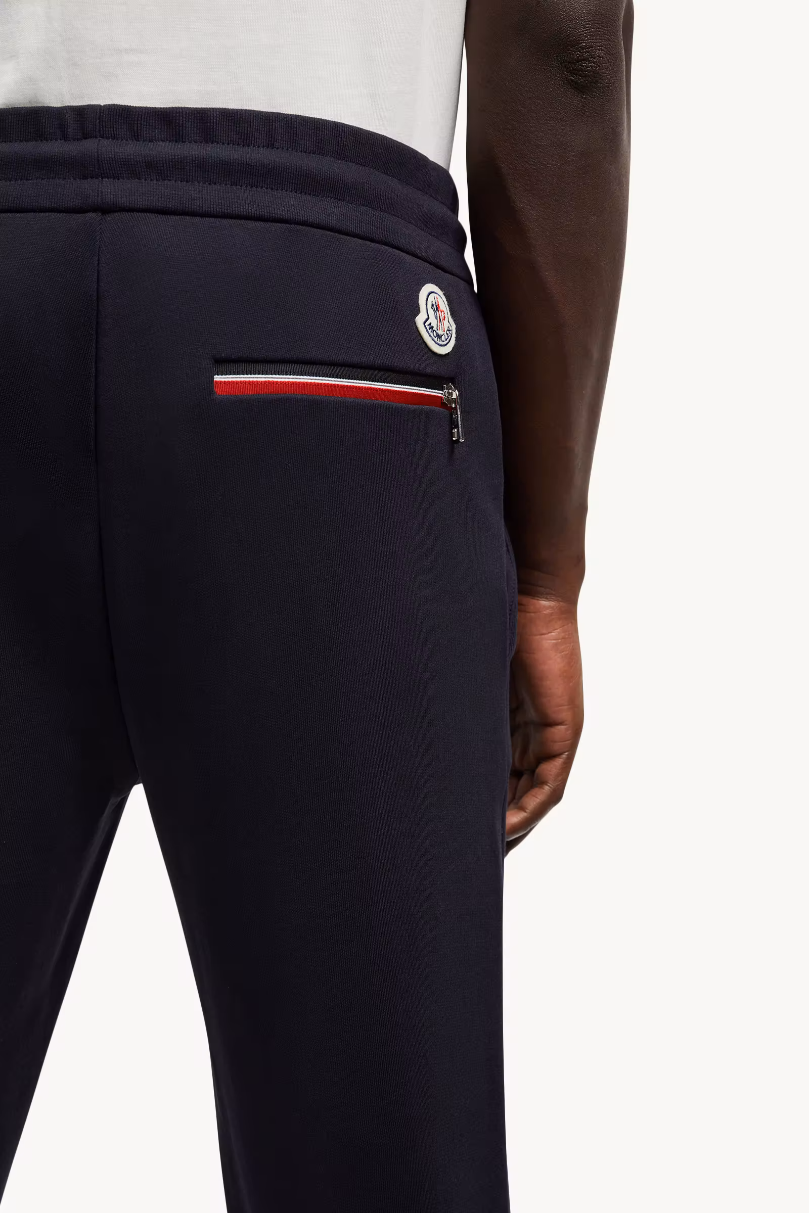 Tricolor-Trimmed Cotton Sweatpants