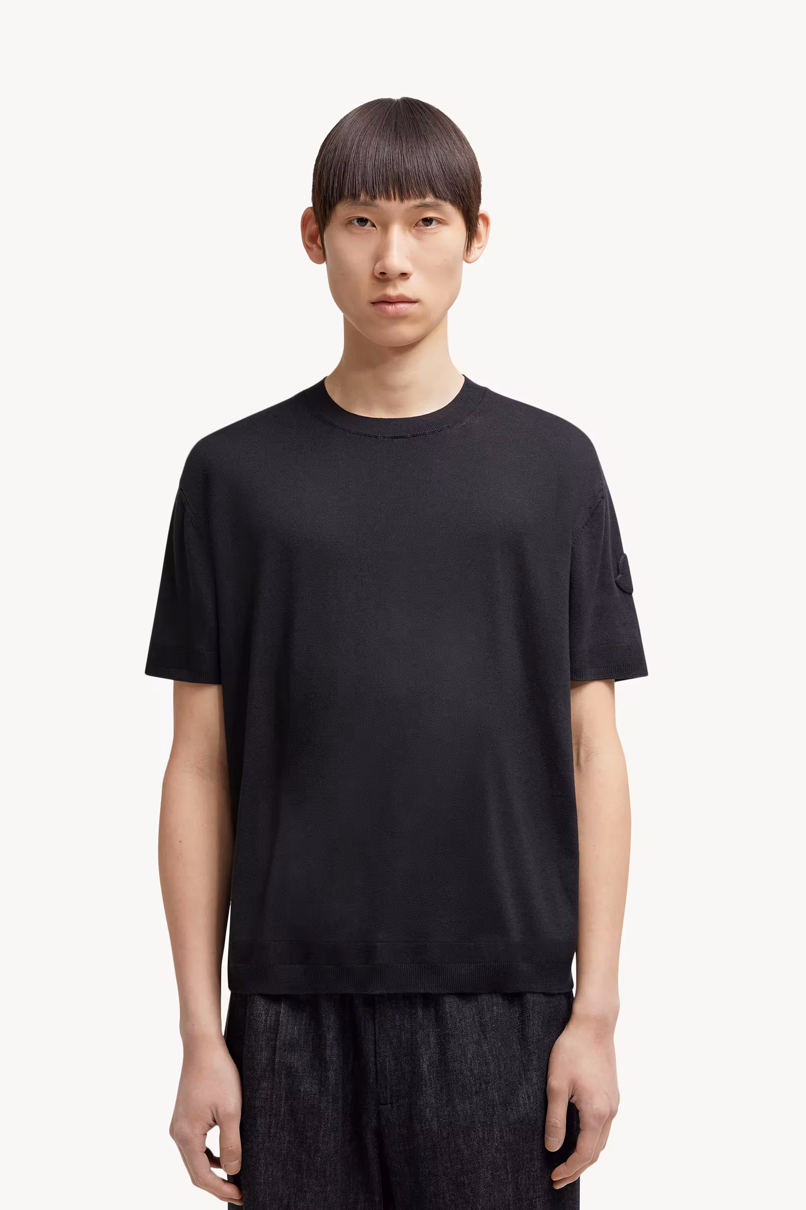 Silk & Cotton Knit T-Shirt