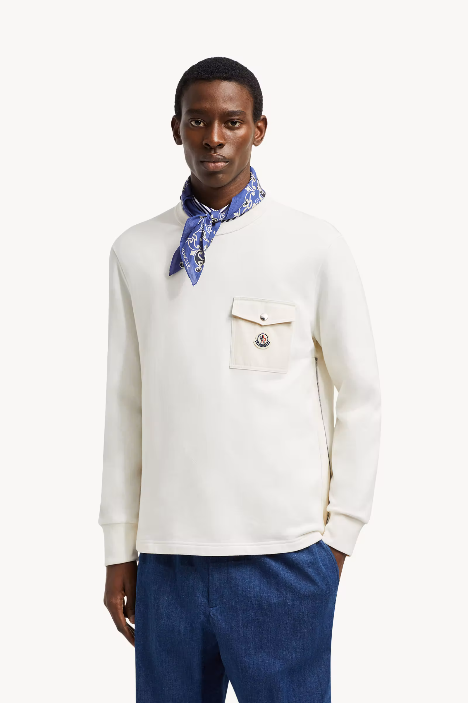 Cotton Sweatshirt with Pocket