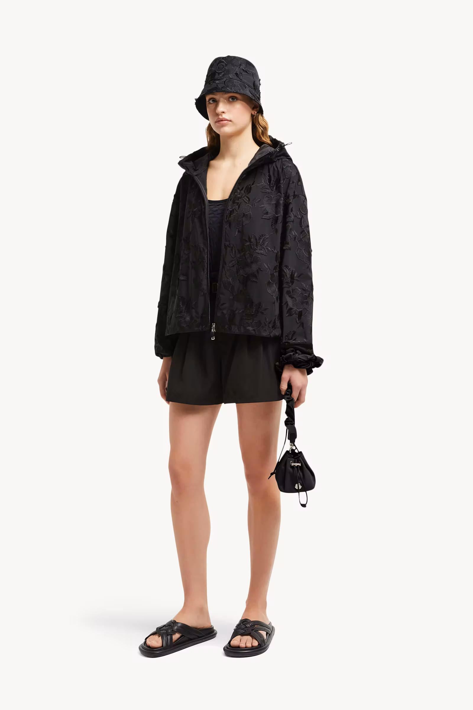 Charmeil Textured Hooded Jacket