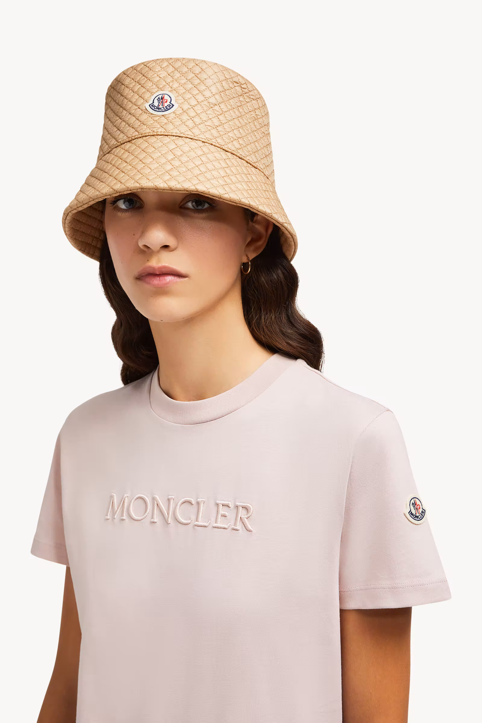 Embroidered Tonal Logo Cotton T-Shirt