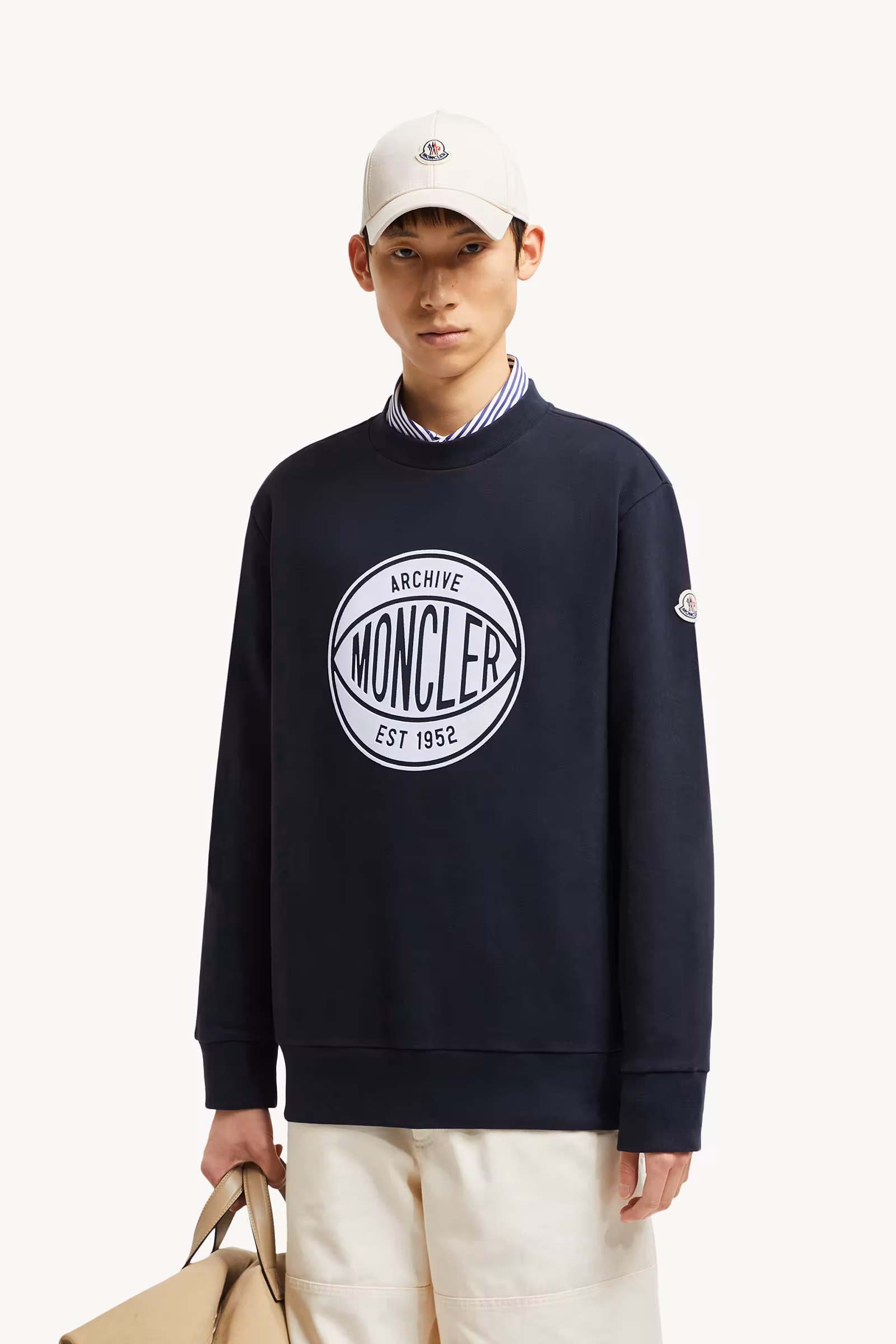 Basketball Logo Cotton Sweatshirt