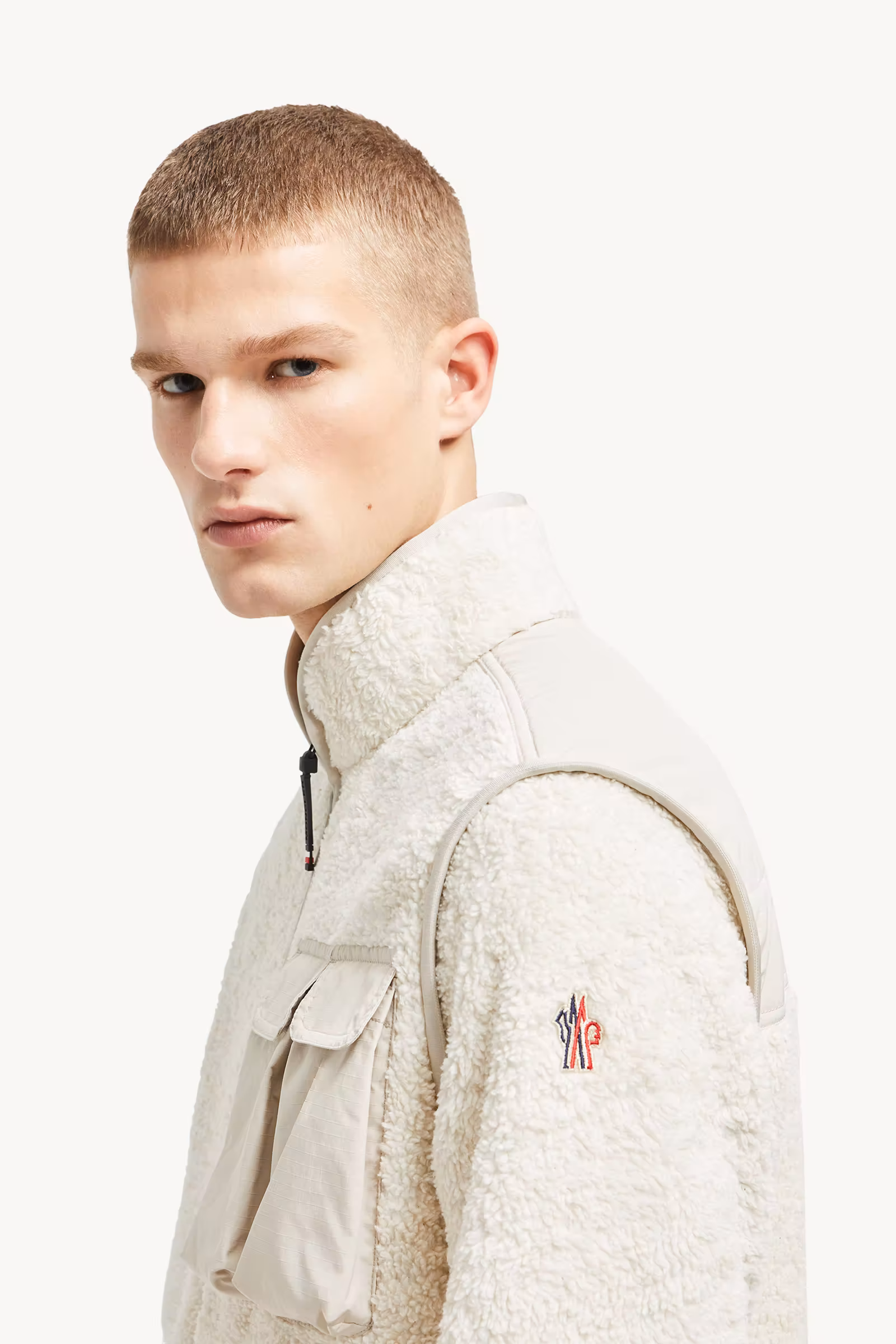 Padded Teddy Zip-Up Sweatshirt