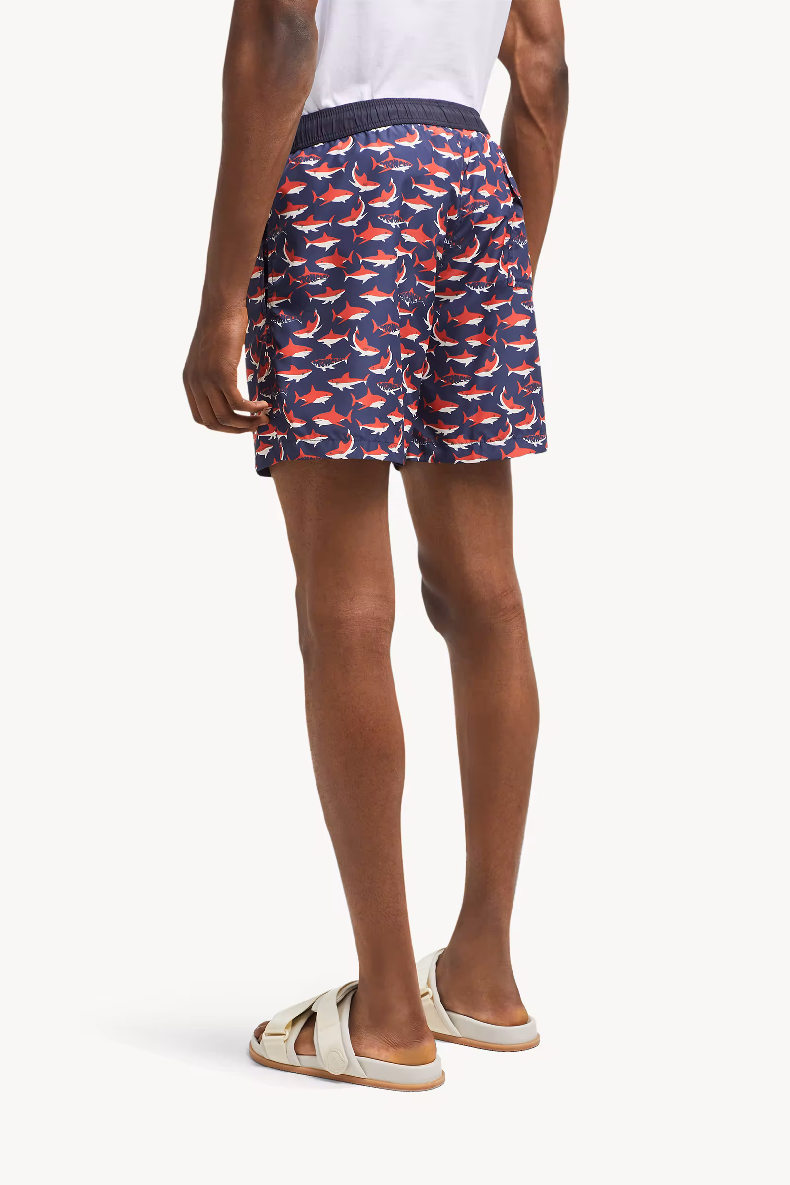Shark Print Swim Shorts