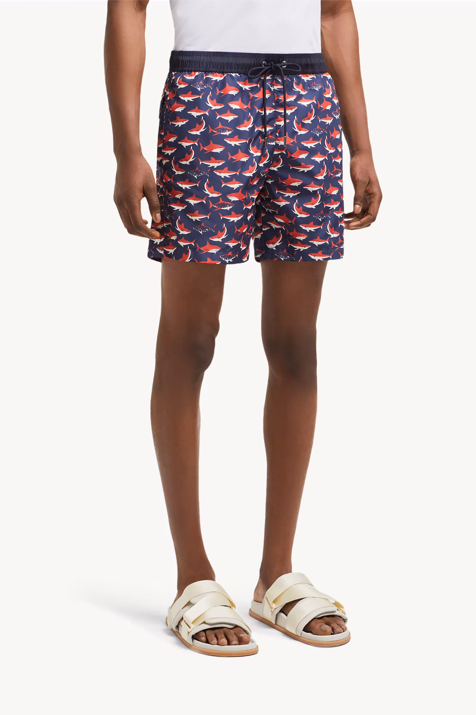 Shark Print Swim Shorts