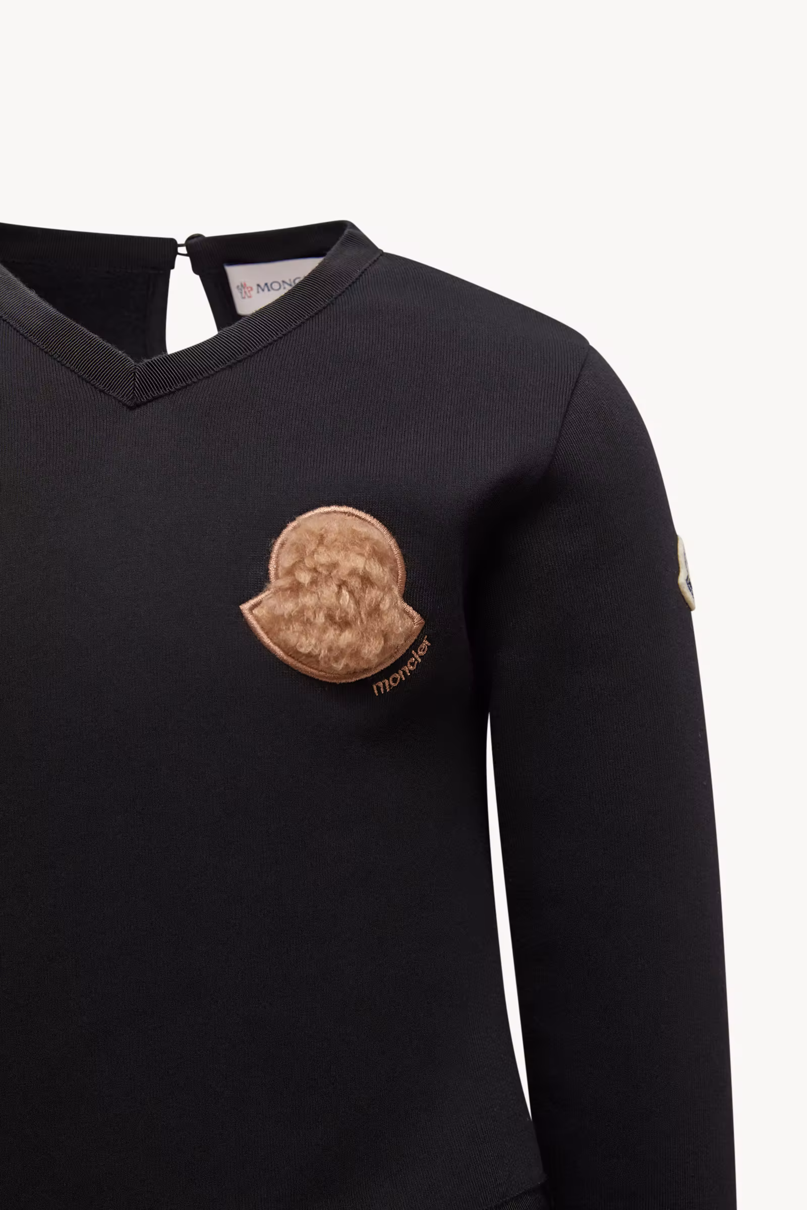 Teddy Logo Pleated Cotton Dress