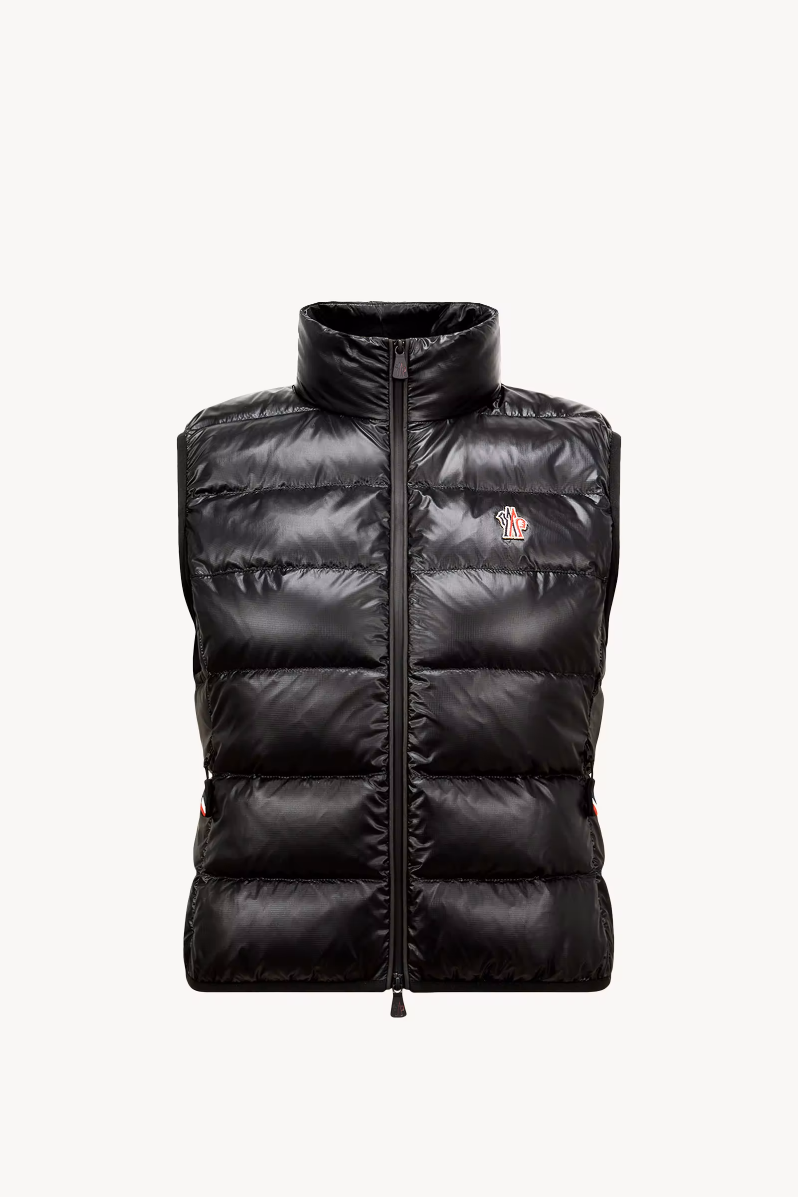 Padded Zip-Up Jersey Vest