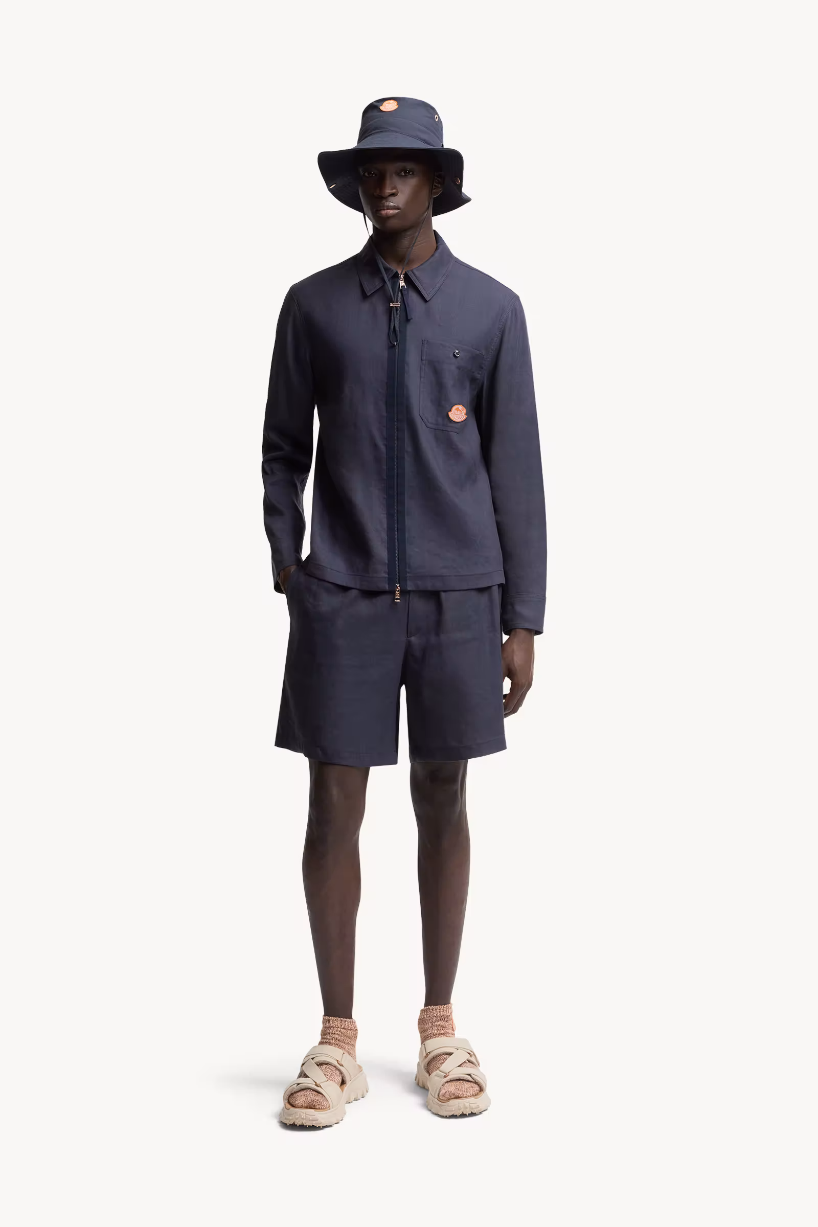 Moncler x Gilga Farm by Donald Glover Linen Blend Shirt