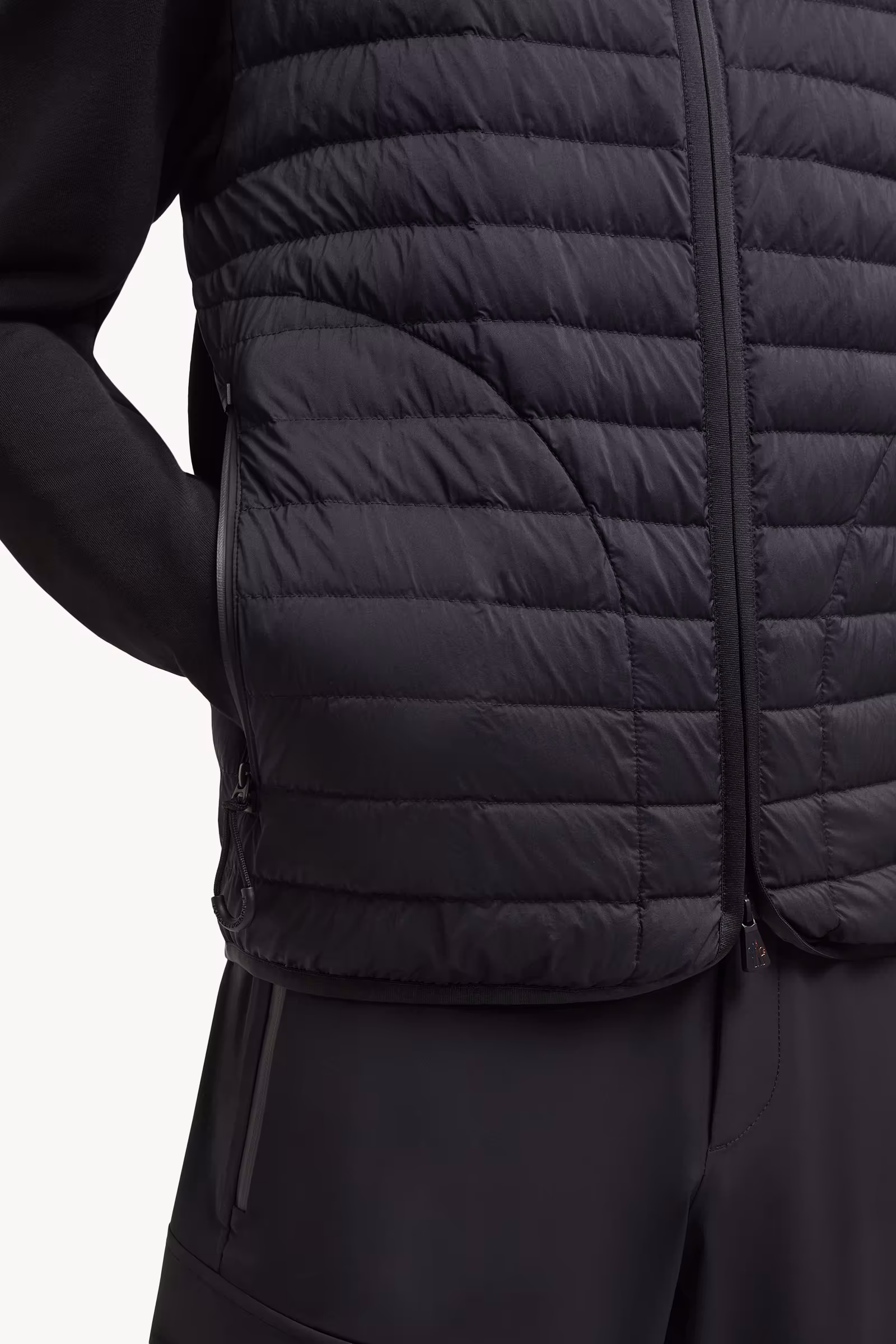 Padded Cotton Zip-Up Hoodie