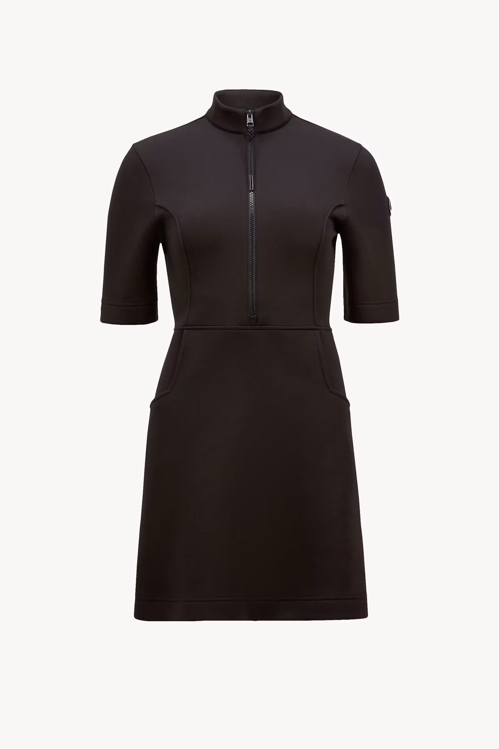 Year of the Snake Patch Neoprene Mini Dress