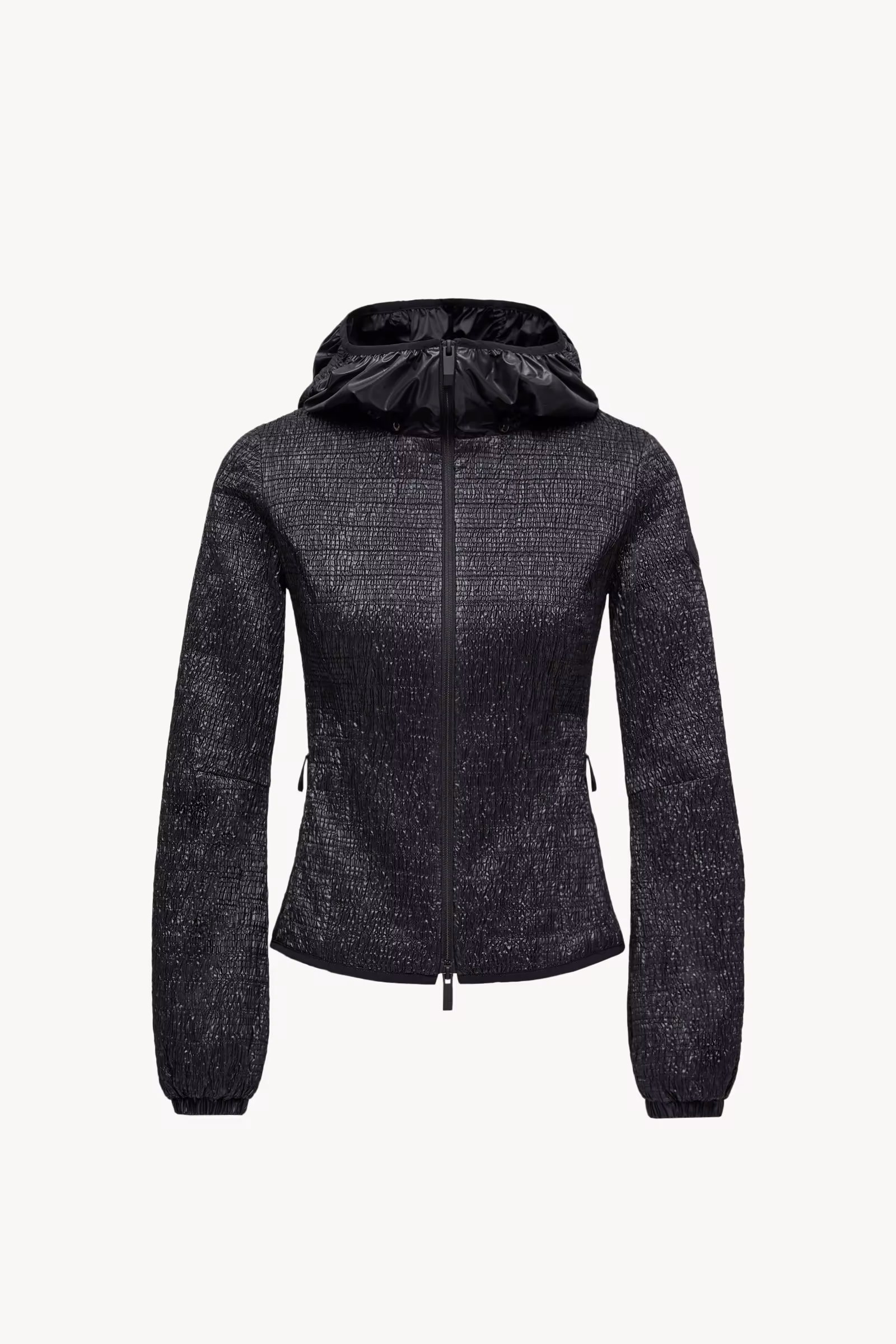 Yville Hooded Ruched Windbreaker