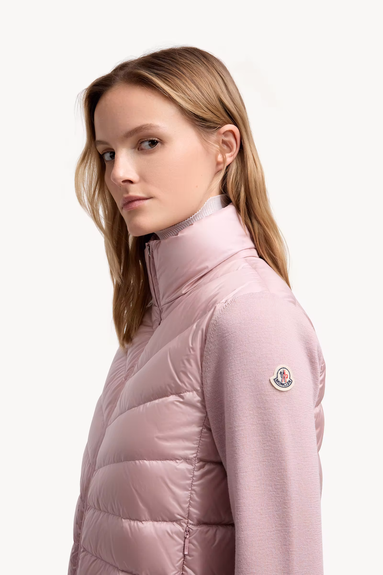 Padded Wool Cardigan