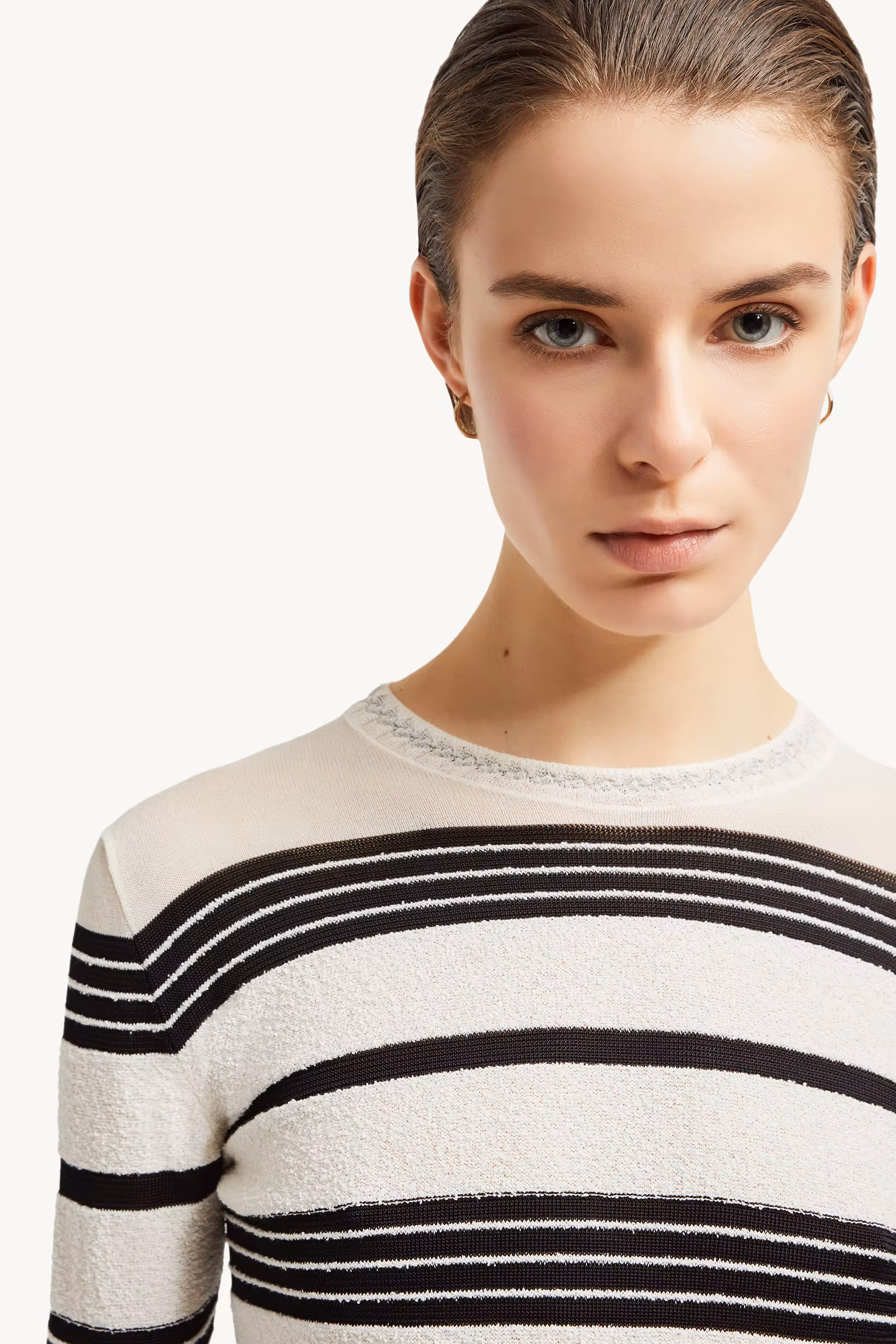 Striped Bouclé Sweater