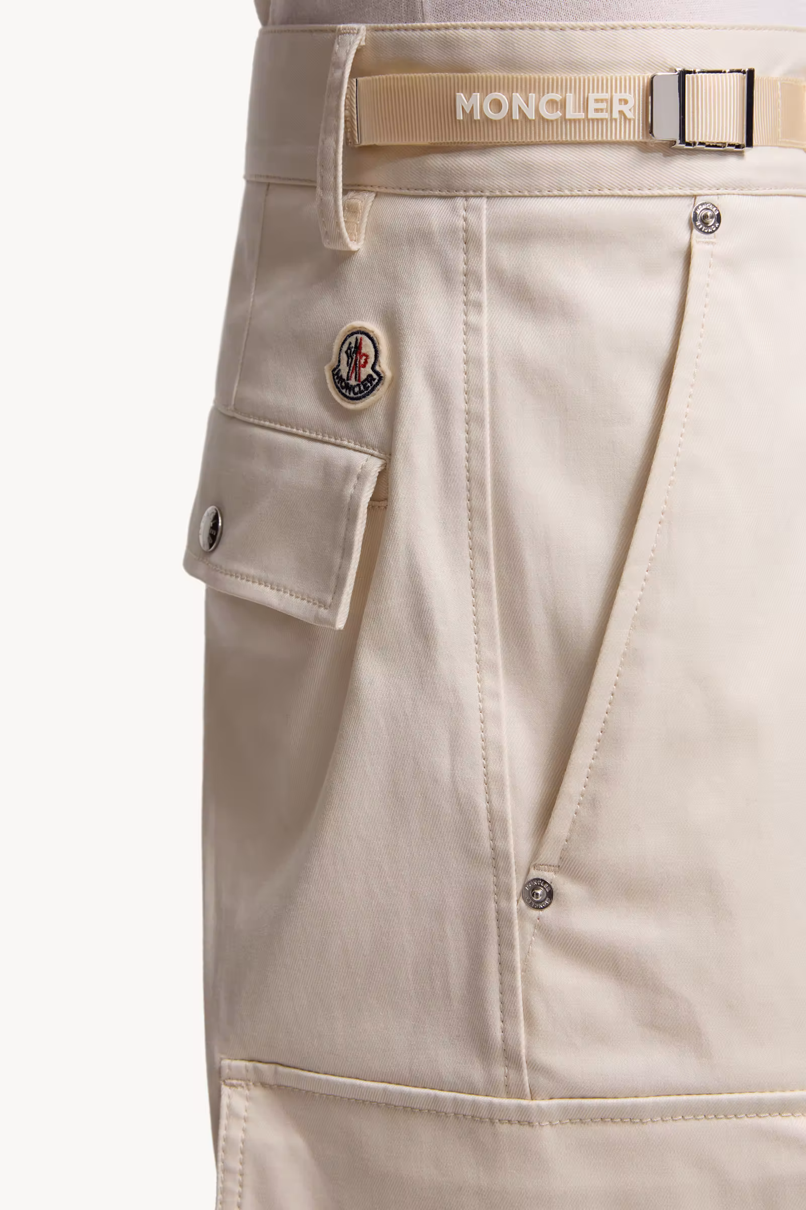Cotton Gabardine Cargo Pants