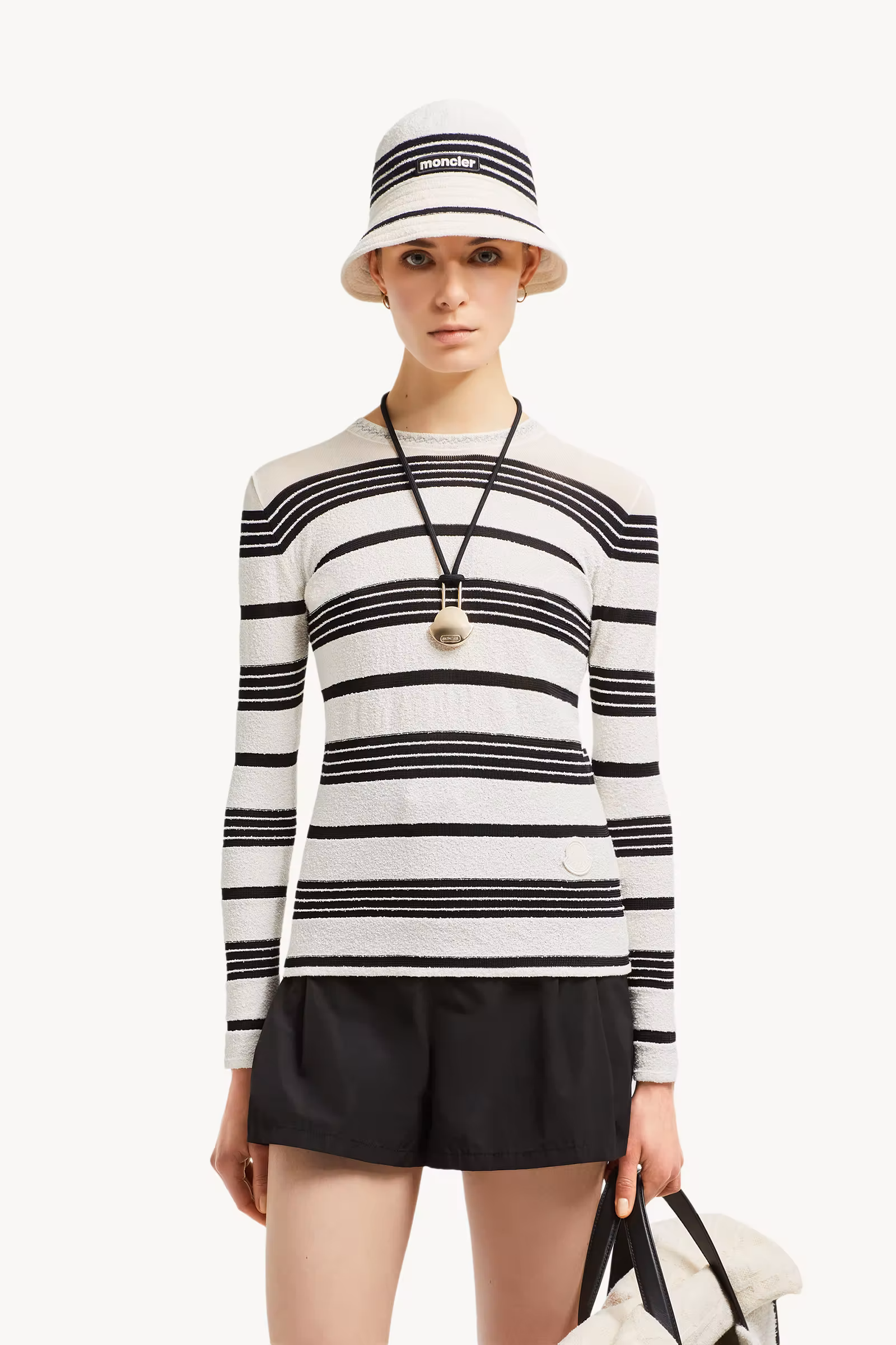 Striped Bouclé Sweater