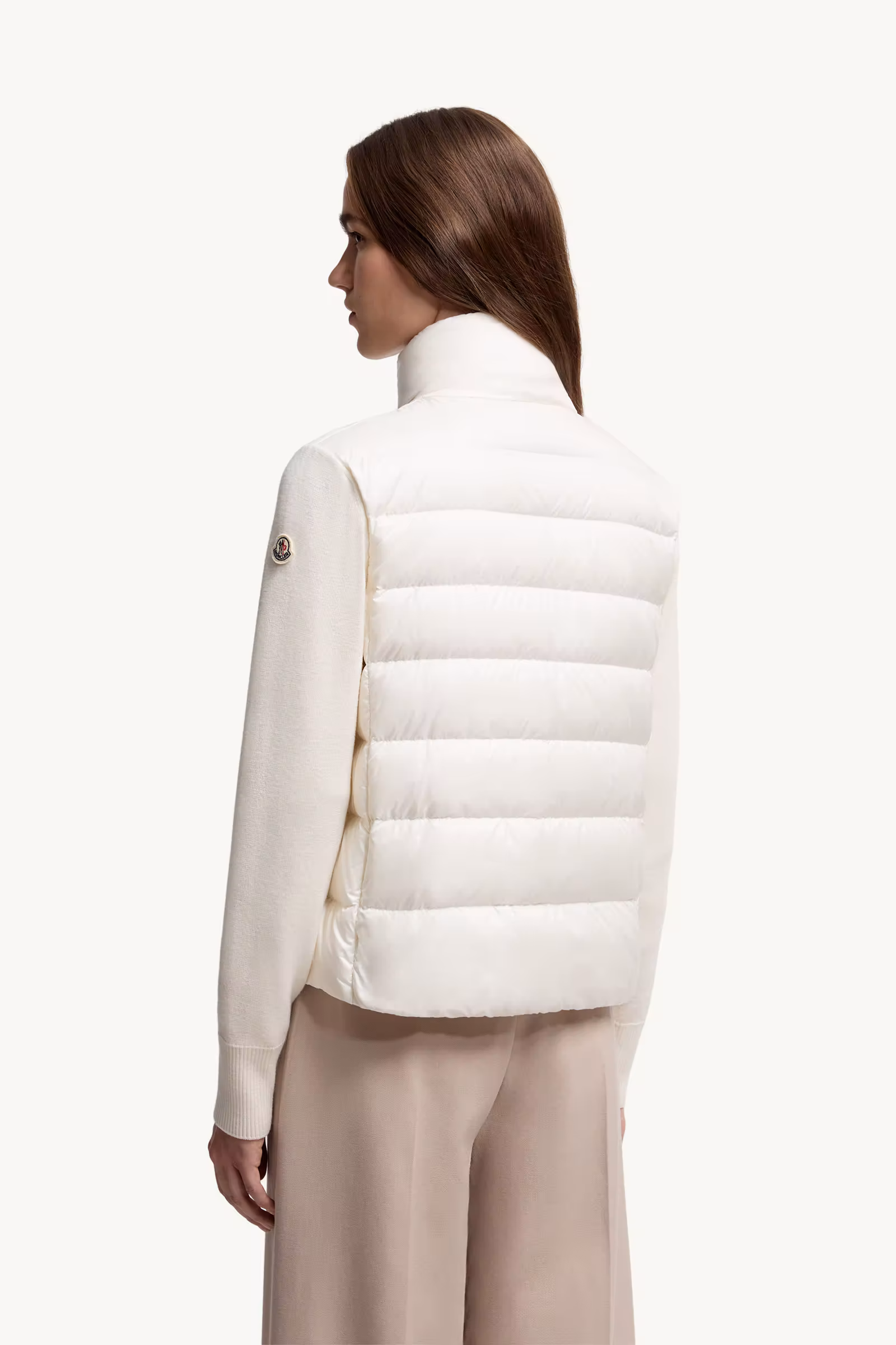 Padded Wool Cardigan