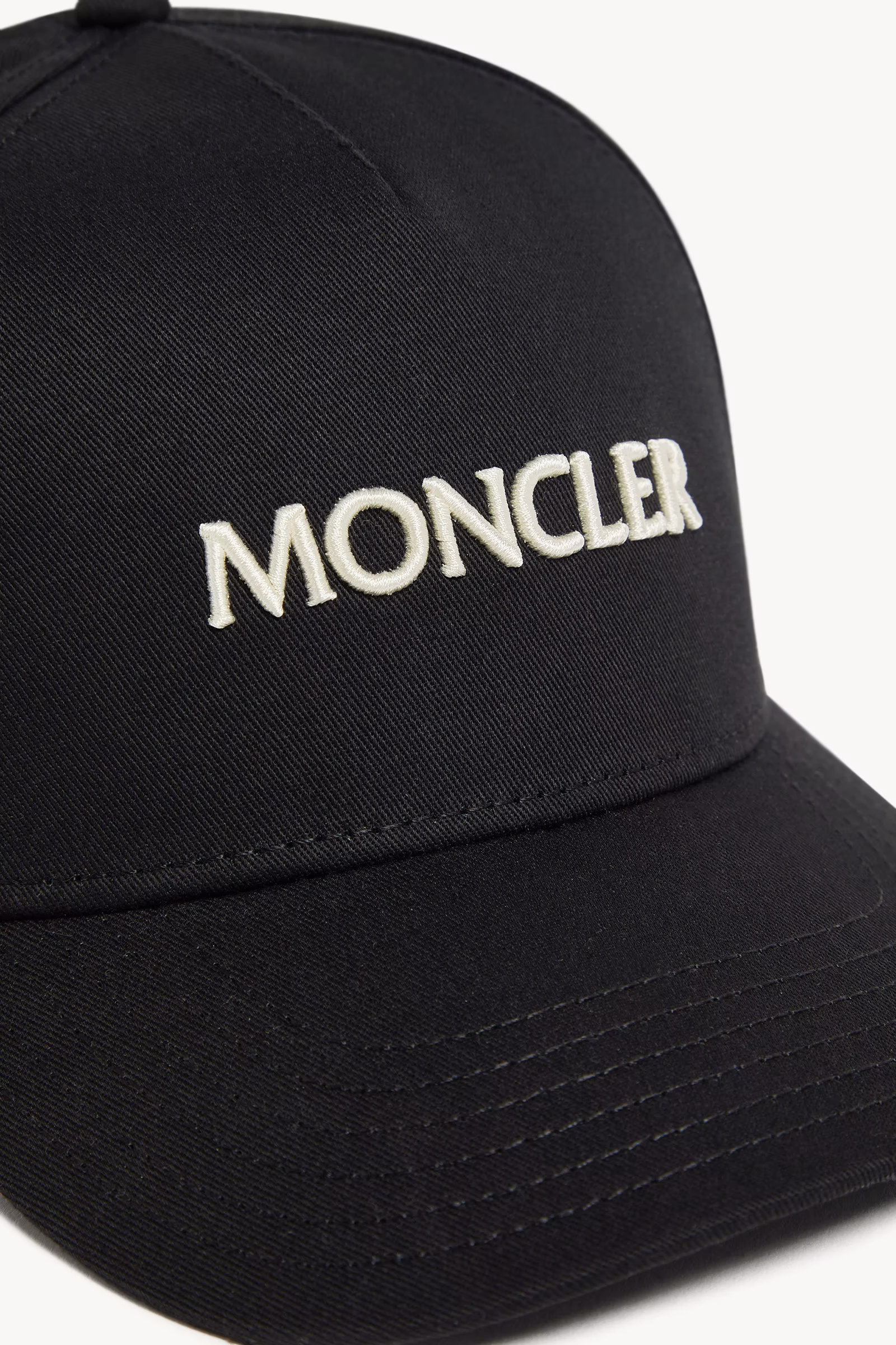 Embroidered Logo Gabardine Baseball Cap