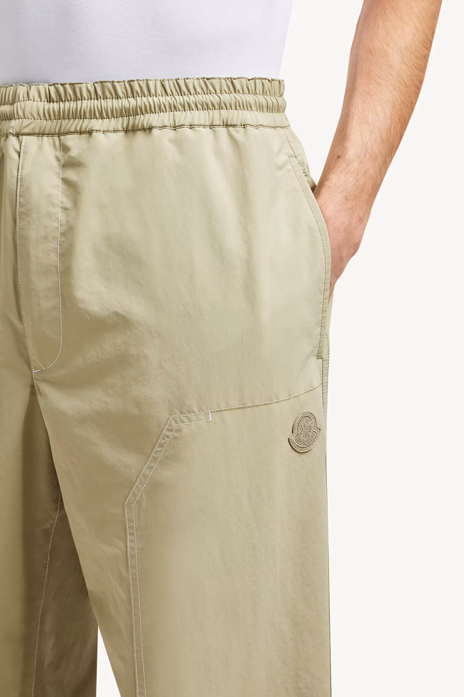 Embroidered Logo Patch Jogging Pants