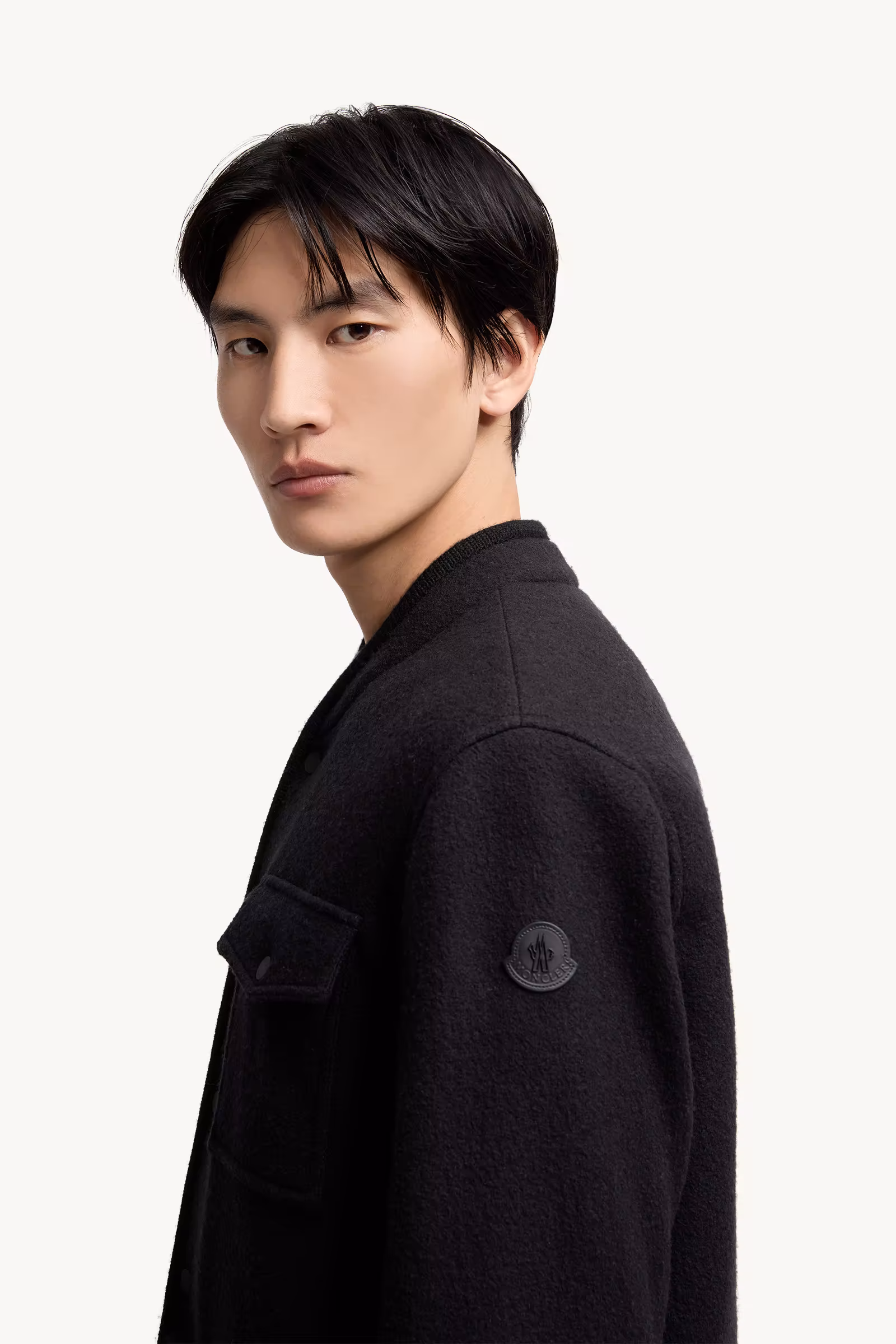 Wool Bouclé Shirt Jacket