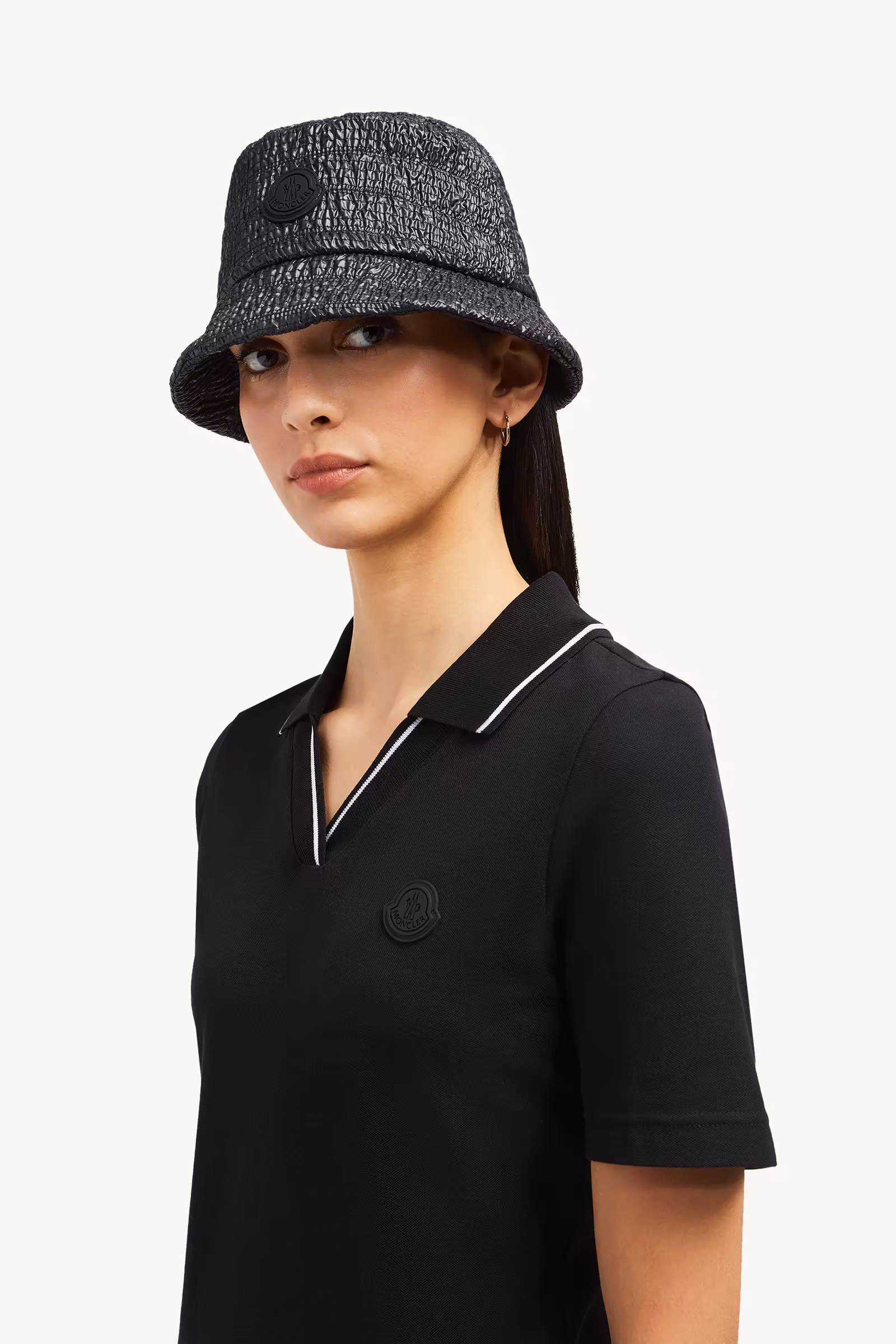 Logo Patch Cotton Piquet Polo Shirt