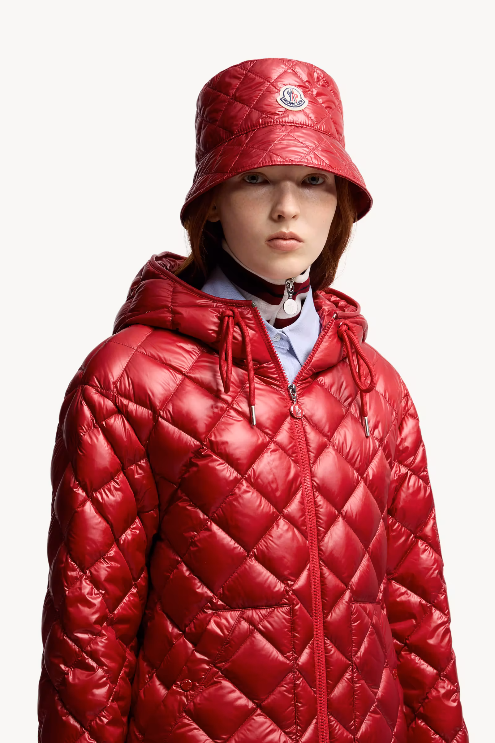 Diamond-Quilted Padded Bucket Hat