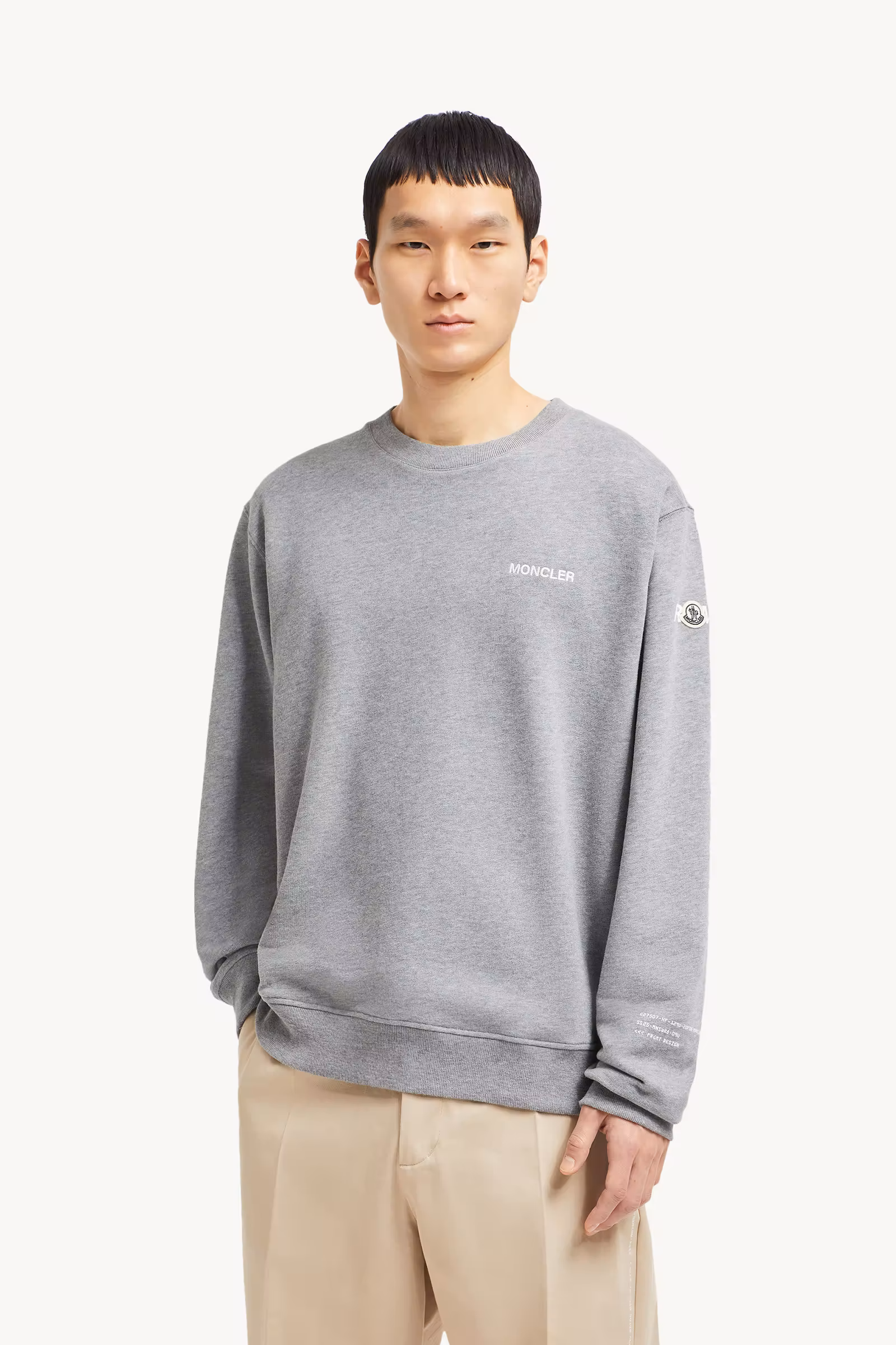 Moncler x FRGMT Maxi Logo Cotton Sweatshirt