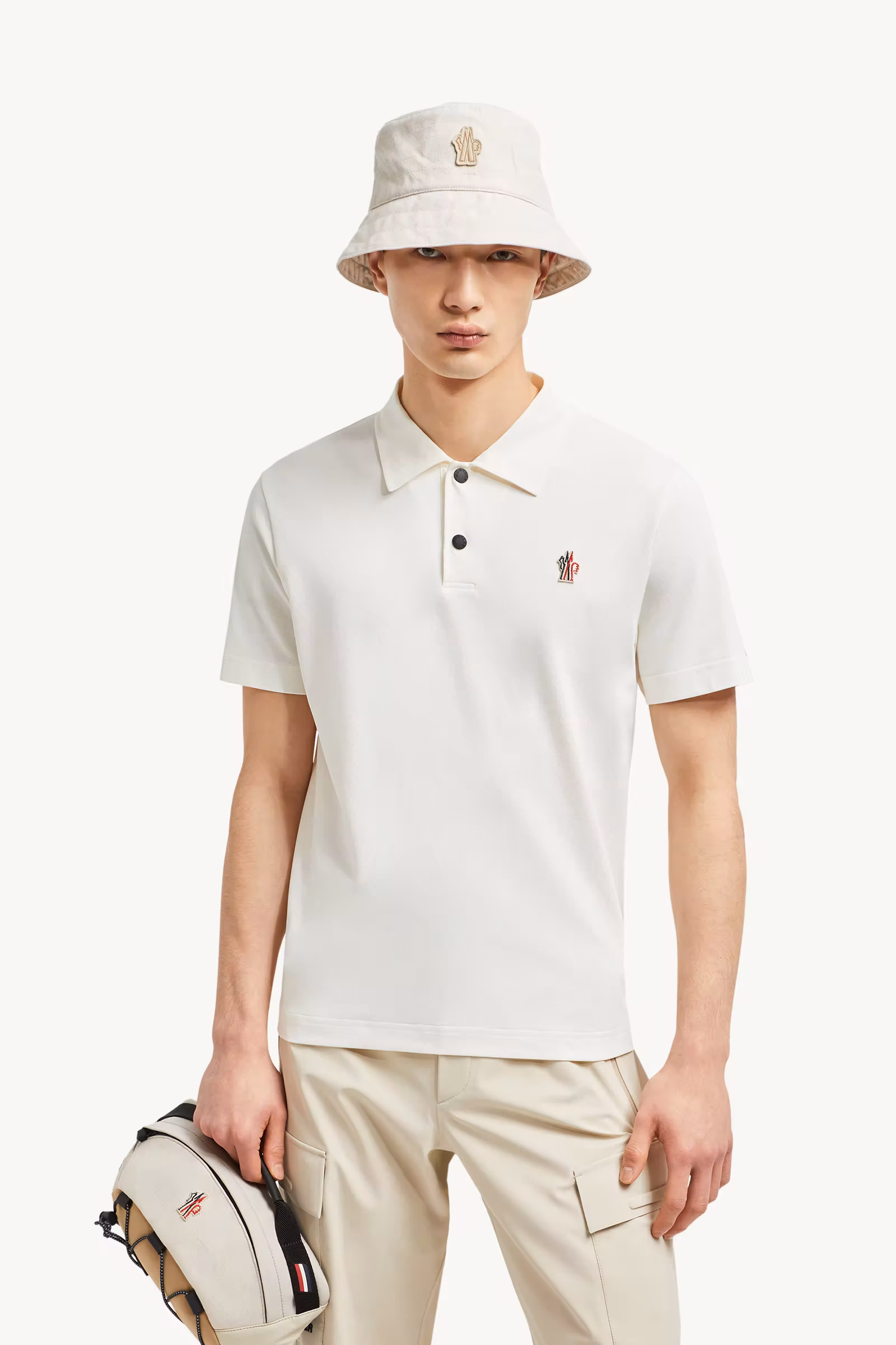 Logo Patch Polo Shirt