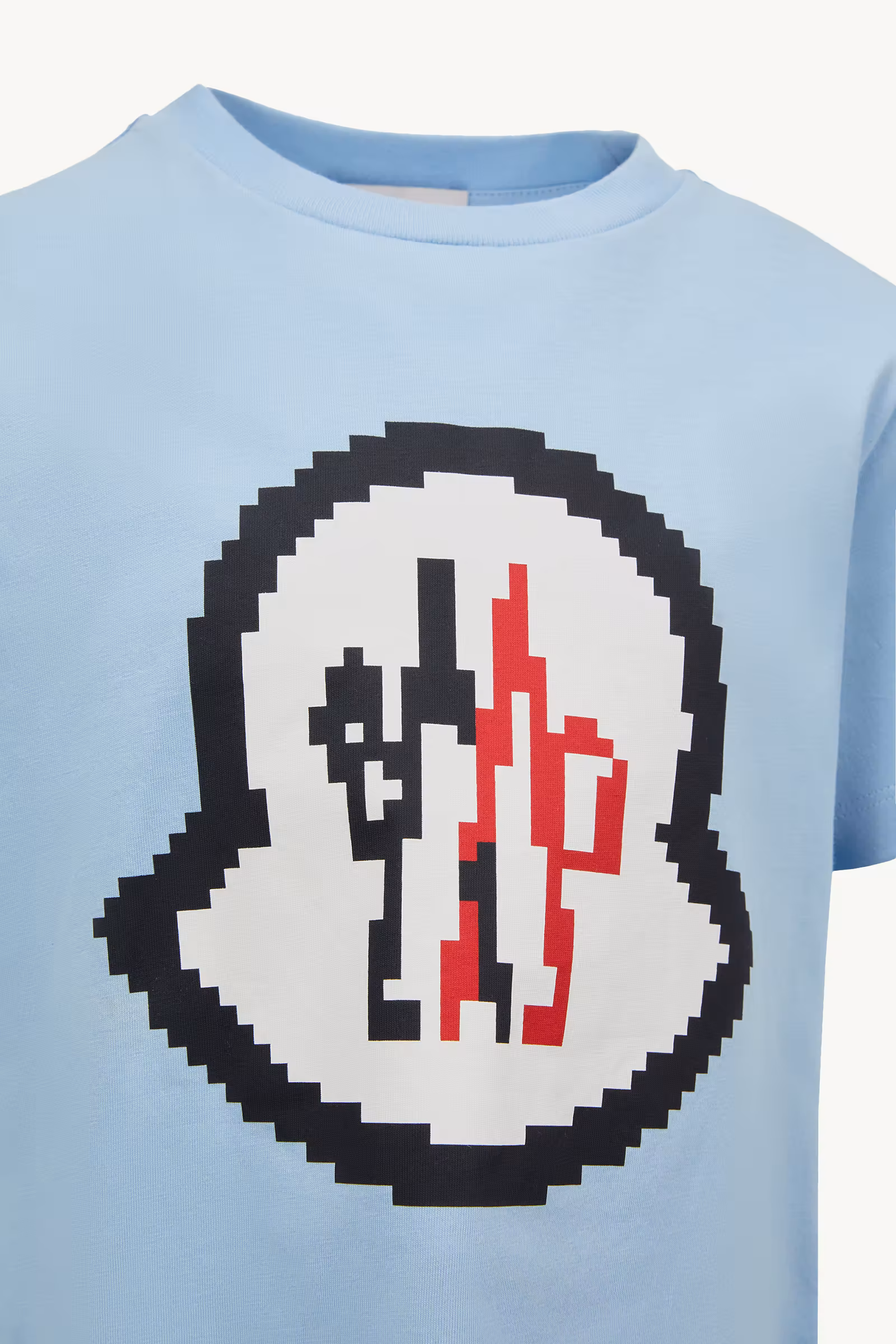 Pixel Logo Cotton T-Shirt