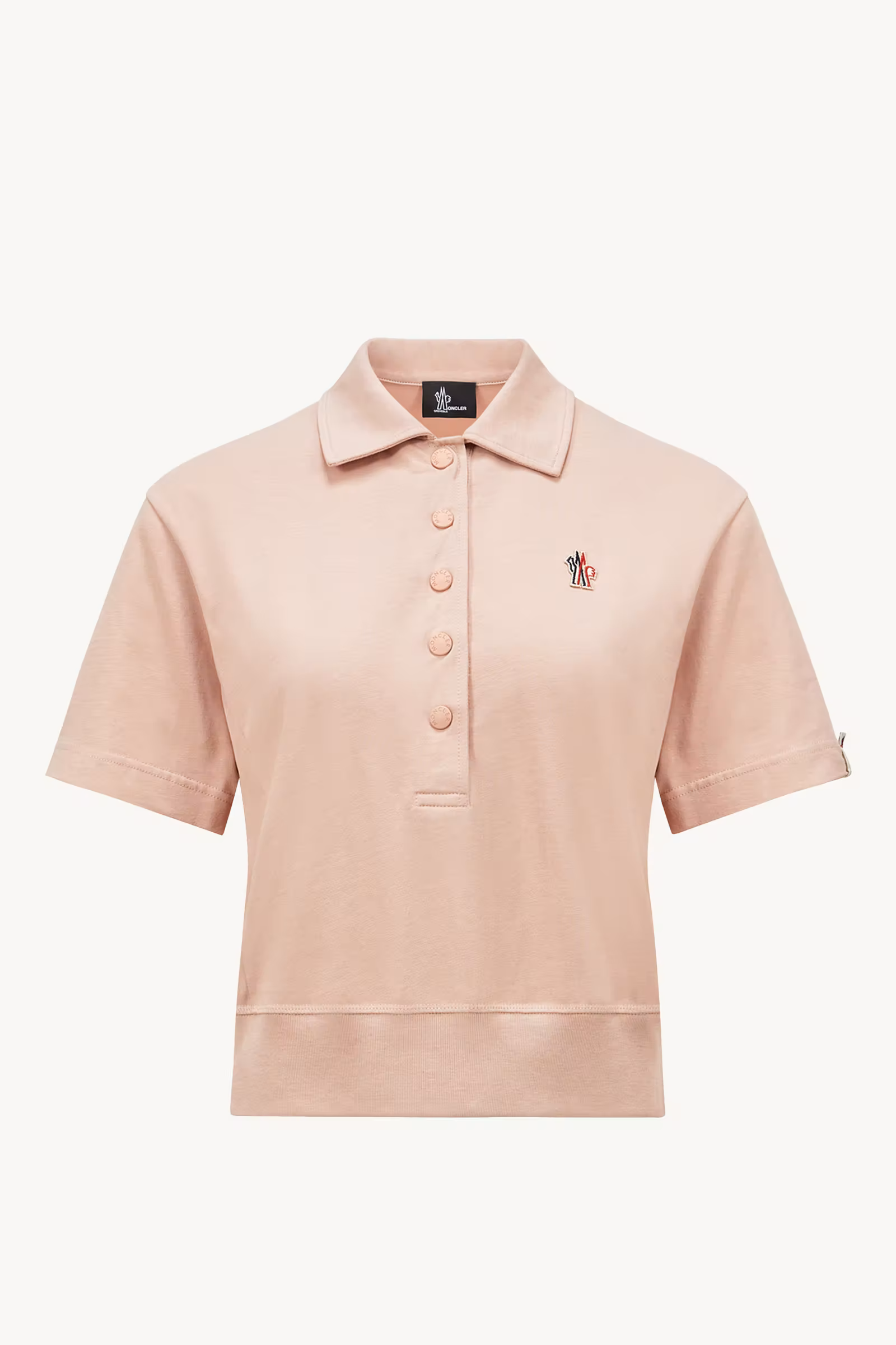 Logo Patch Cotton Polo Shirt