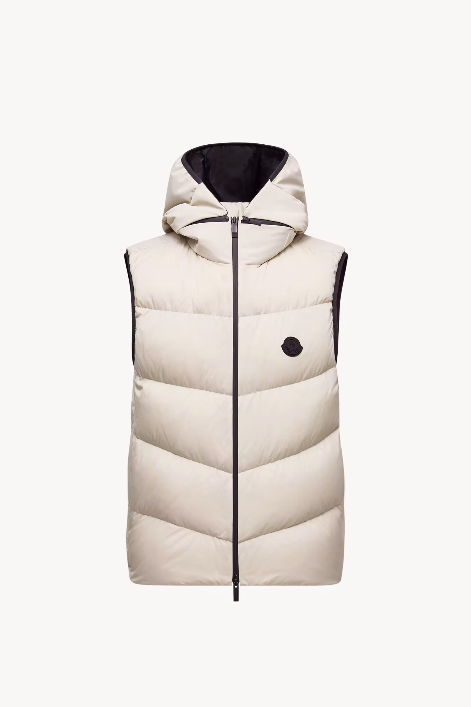 Guersac Diagonal-Quilted Hooded Down Vest