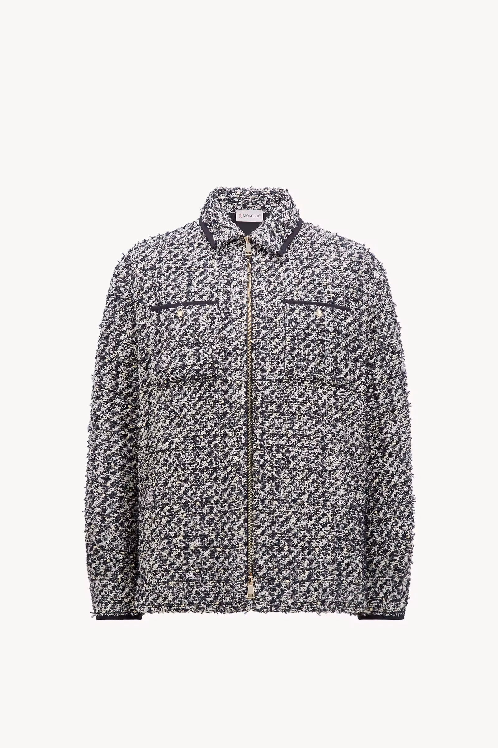 Tweed Down Shirt Jacket