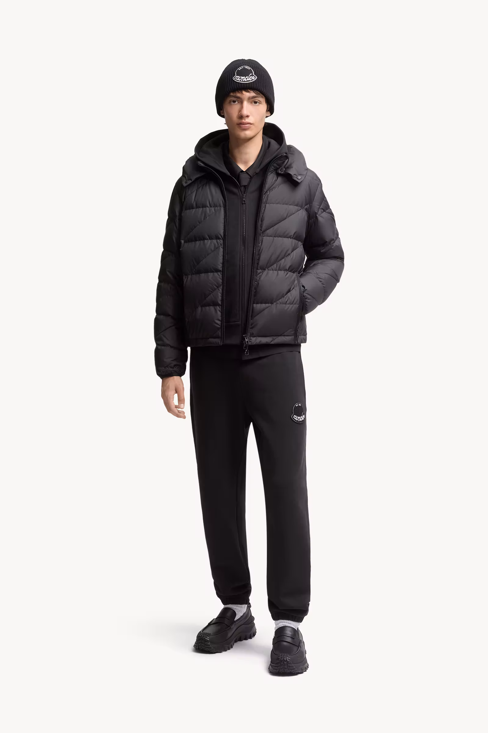 Logo Cotton Zip-Up Hoodie