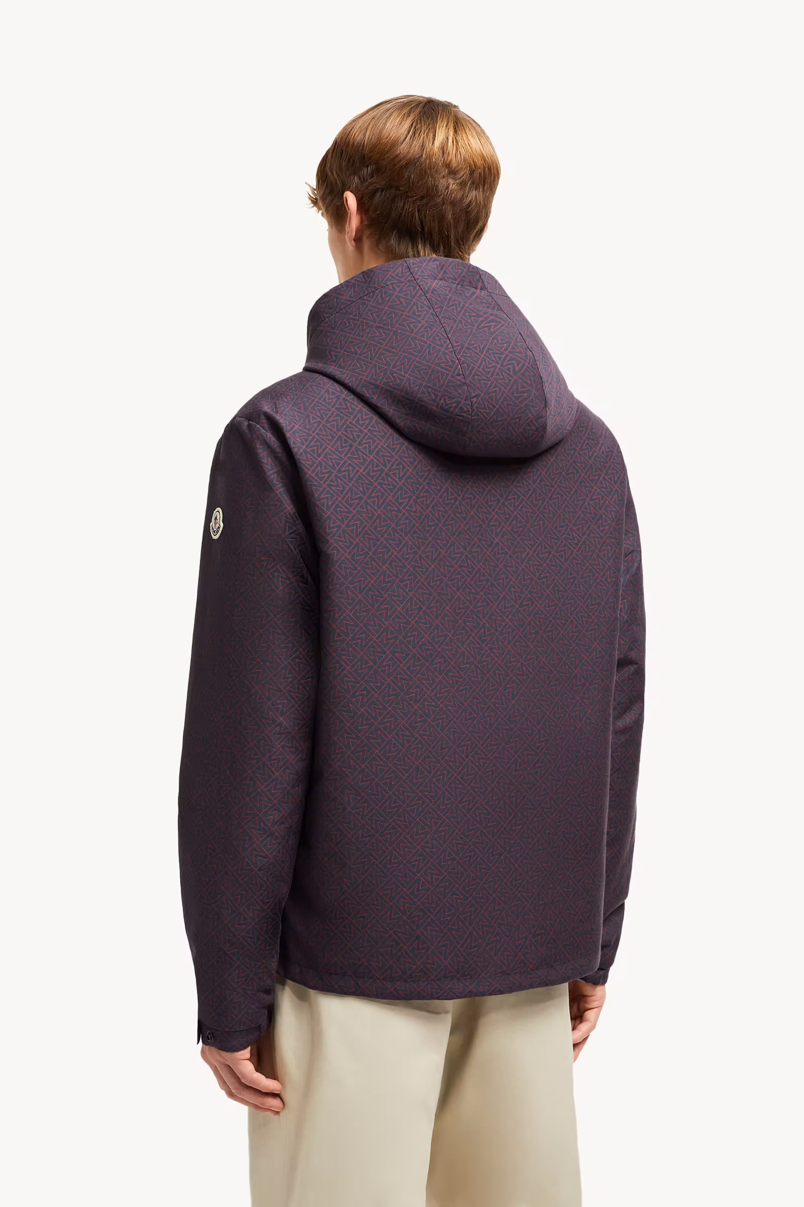 Monogram Guery Reversible Hooded Short Down Jacket