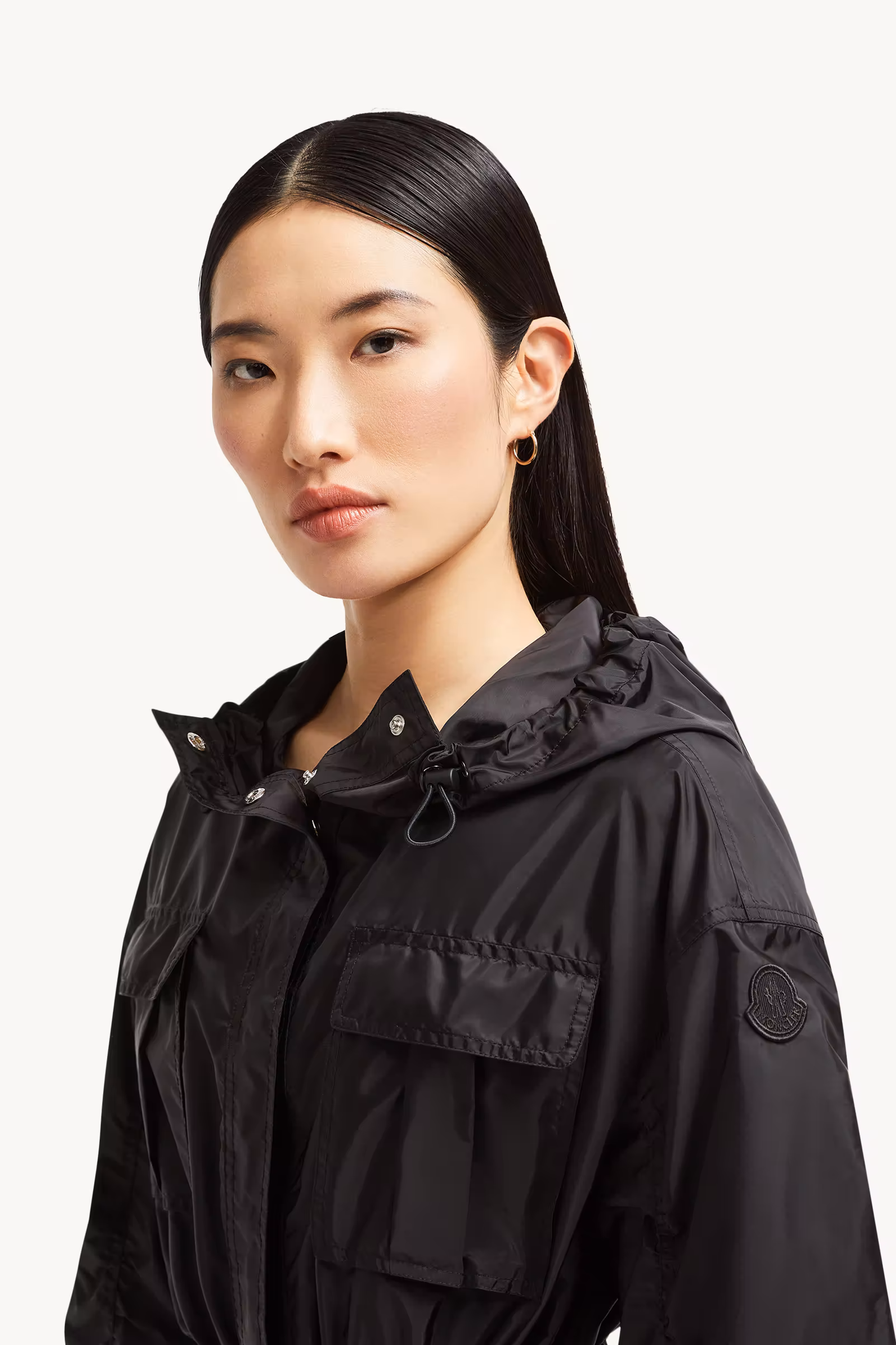 Curton Hooded Peplum Jacket