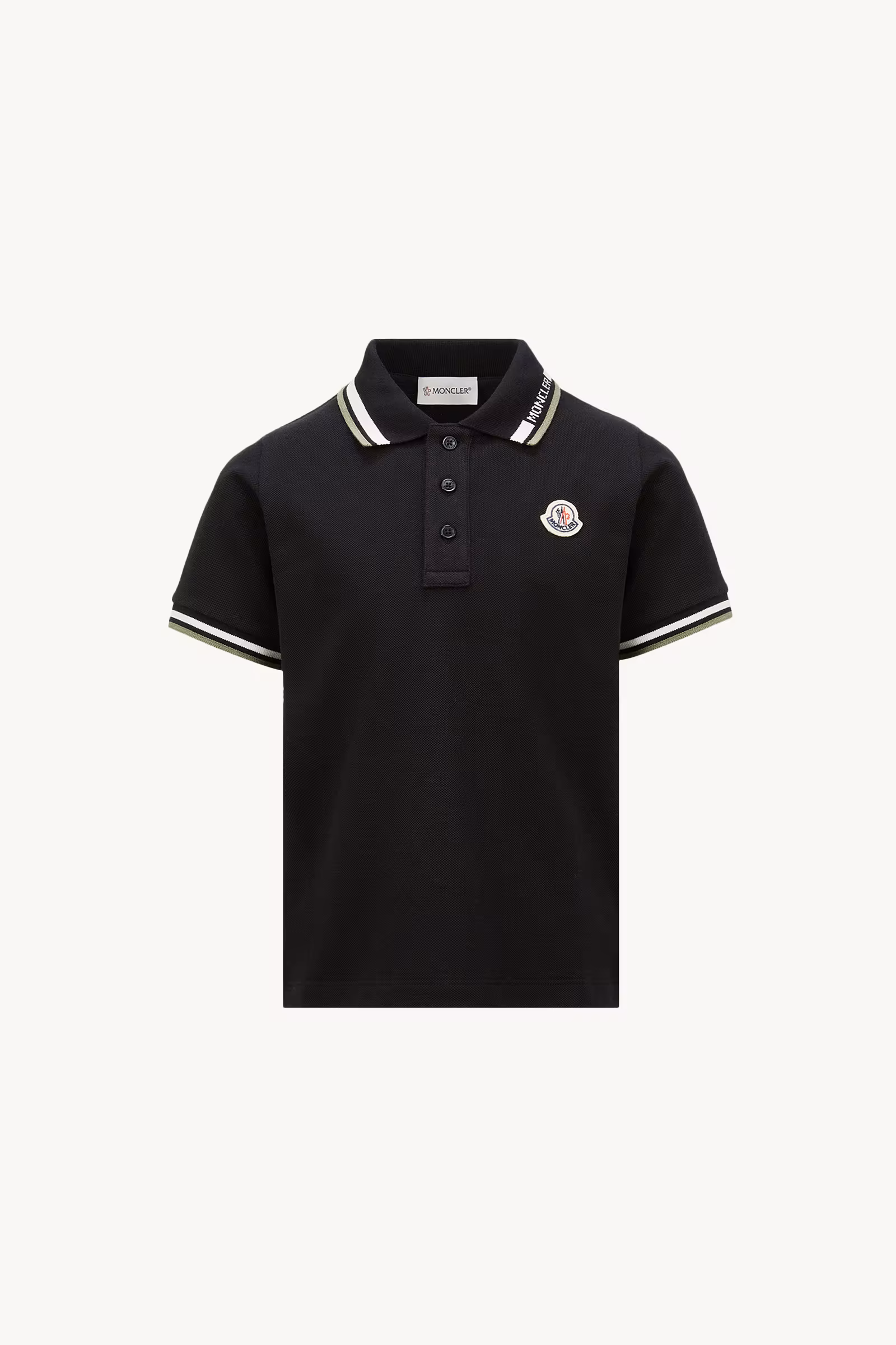 Tricolor-Trimmed Cotton Piquet Polo Shirt