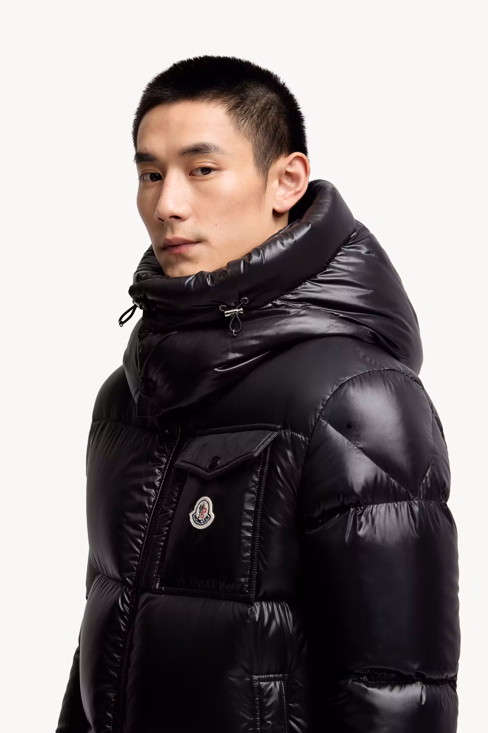 Montbeliard Hooded Short Down Jacket