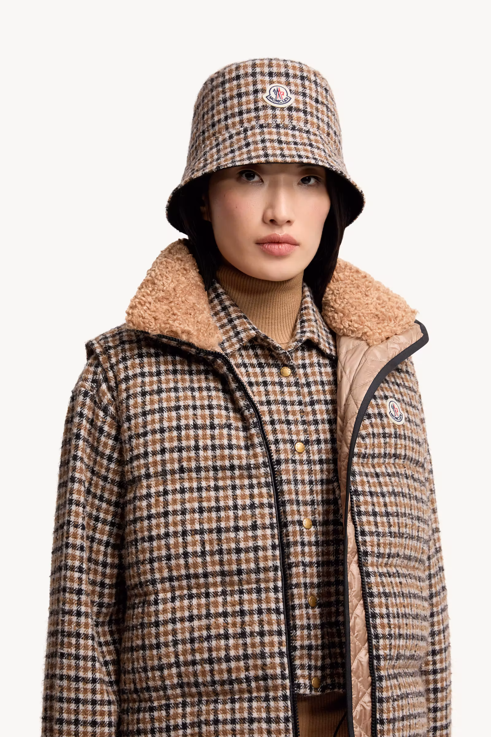 Reversible Wool Blend Bucket Hat