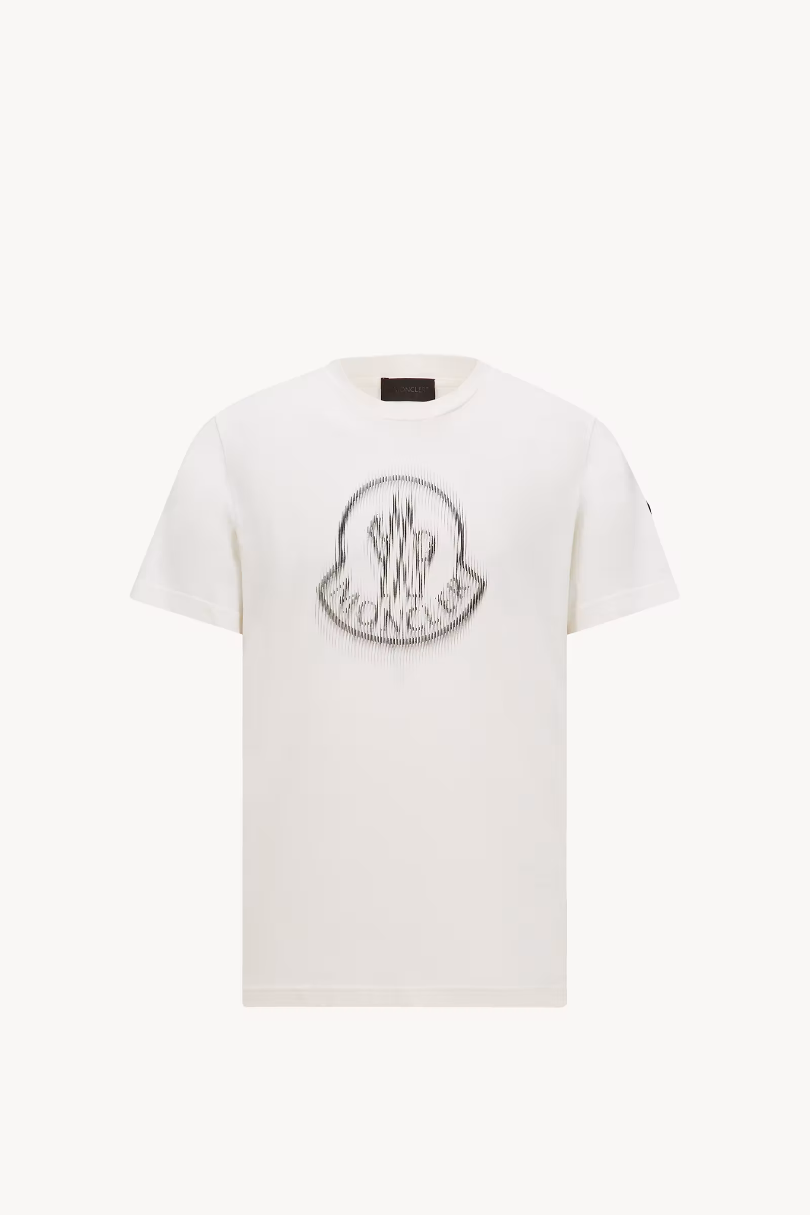 Blurred Logo Cotton T-Shirt