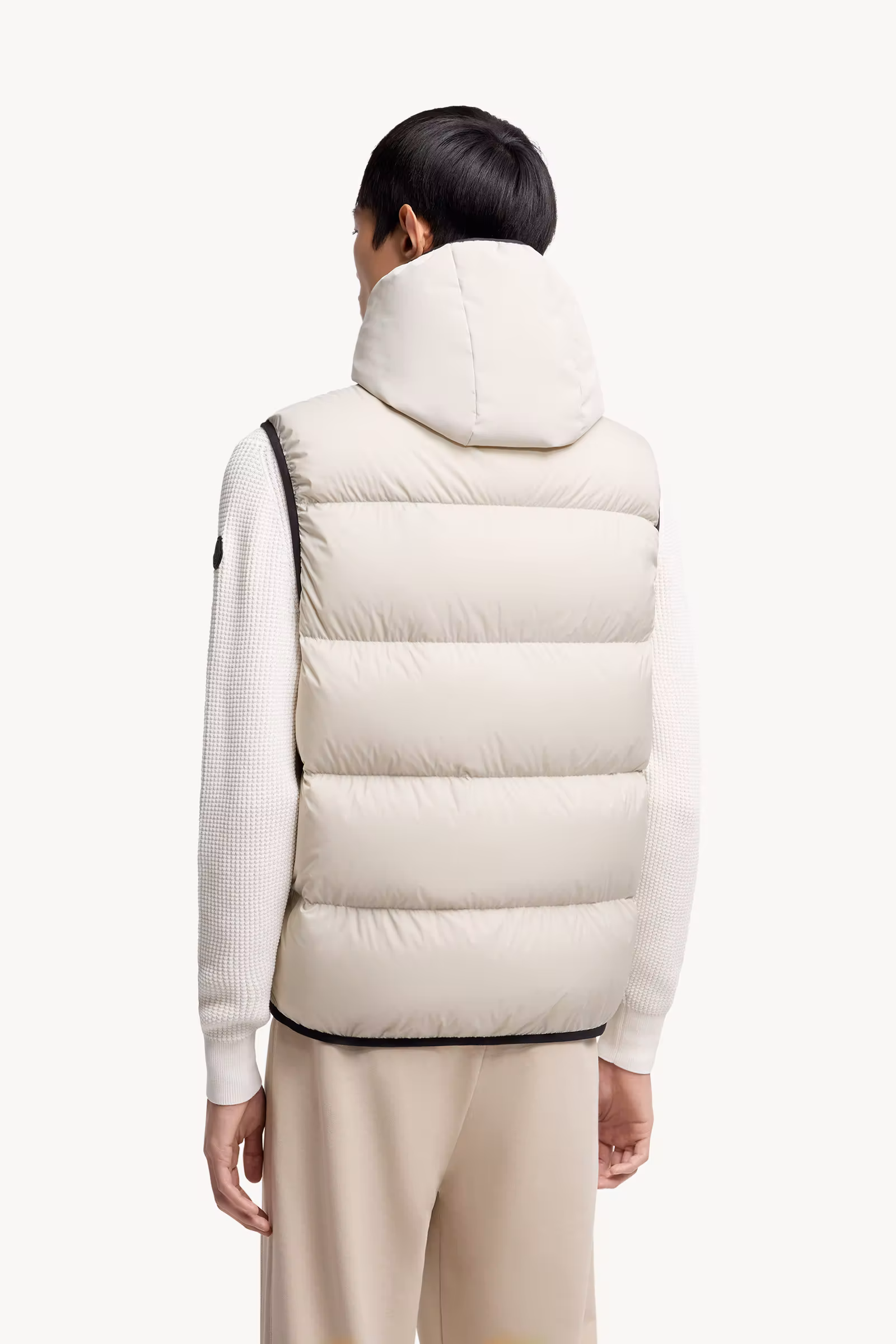 Guersac Diagonal-Quilted Hooded Down Vest