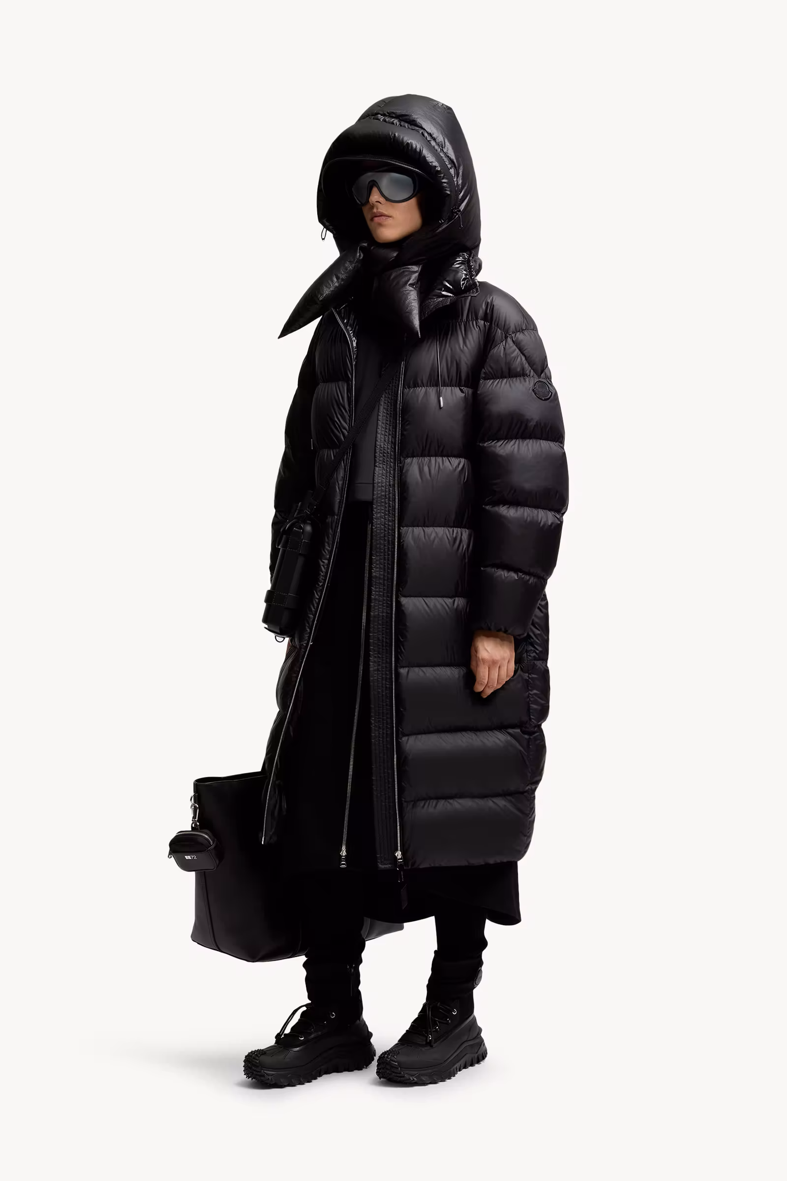 Moncler x EE72 by Edward Enninful Cotton Gabardine Midi Skirt