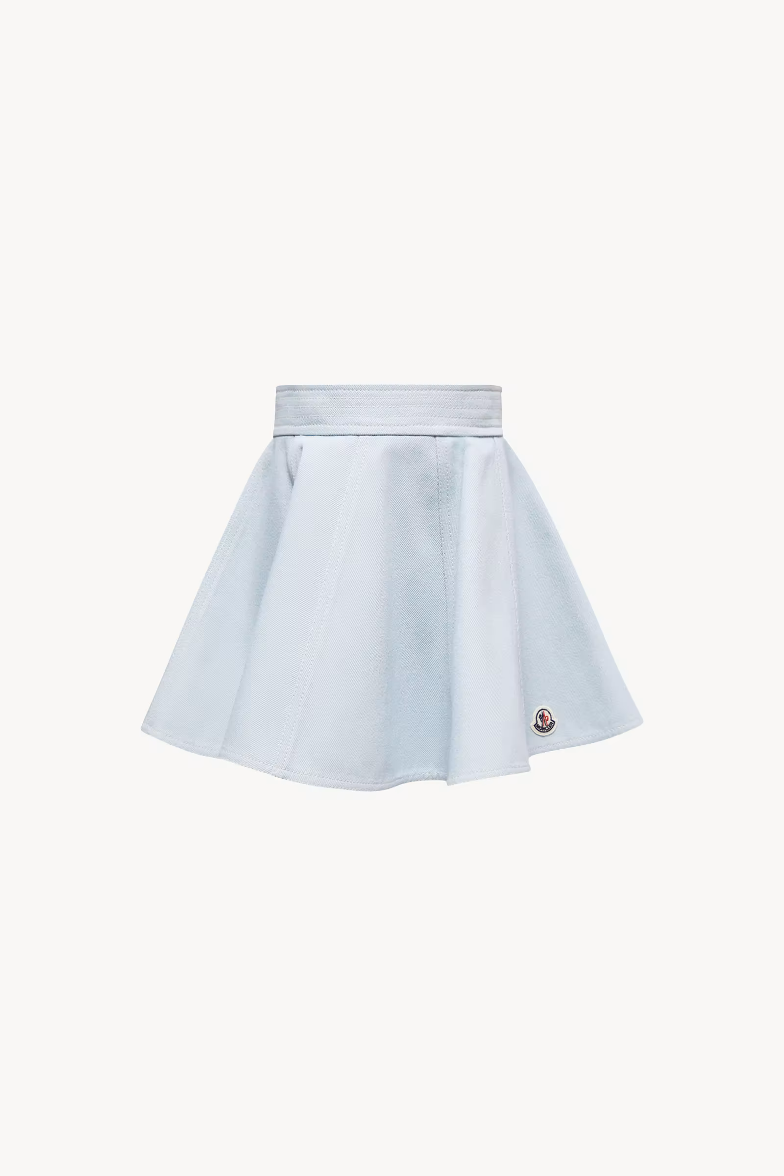 Flared Denim Mini Skirt