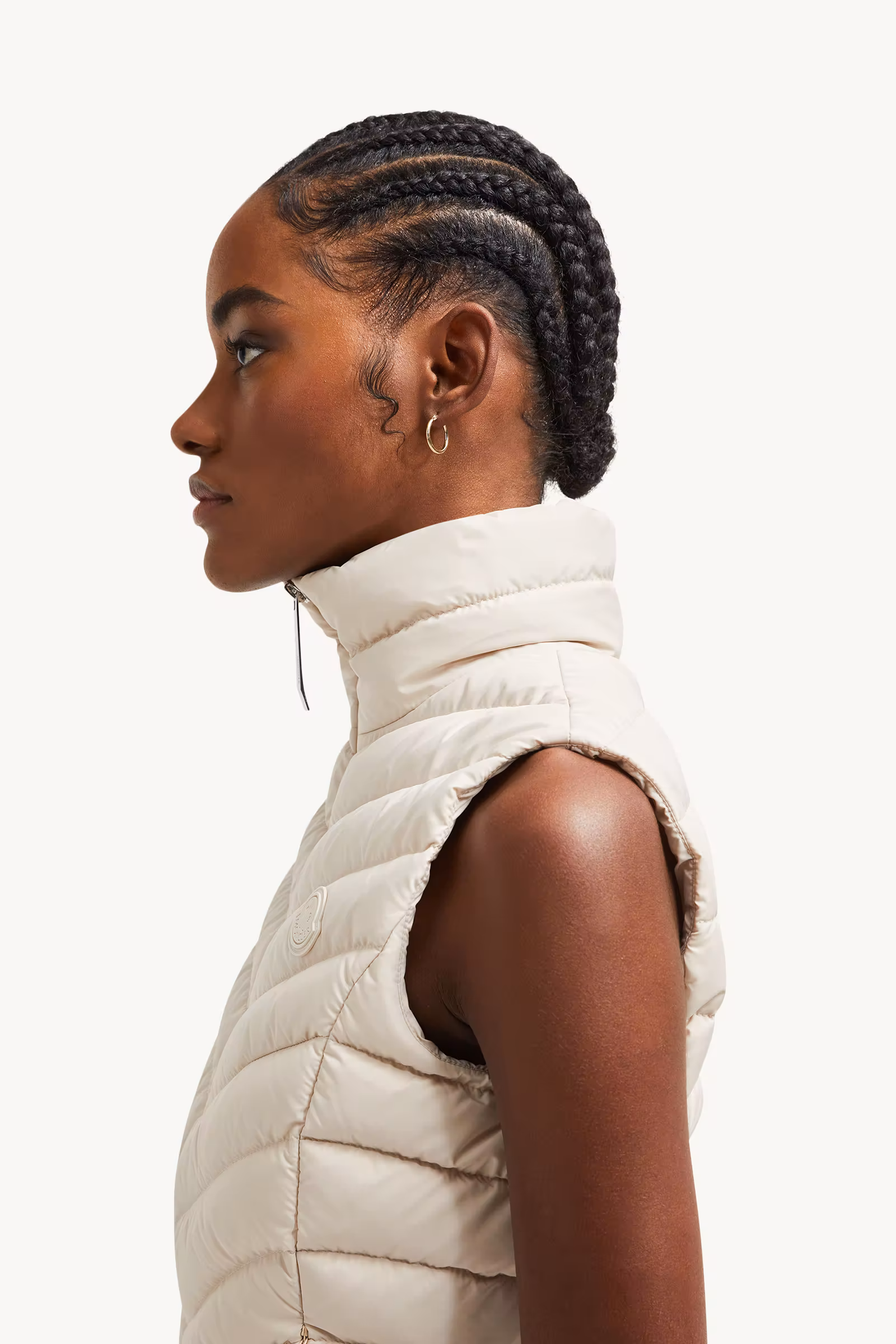 Granes Diagonal-Quilted Down Vest