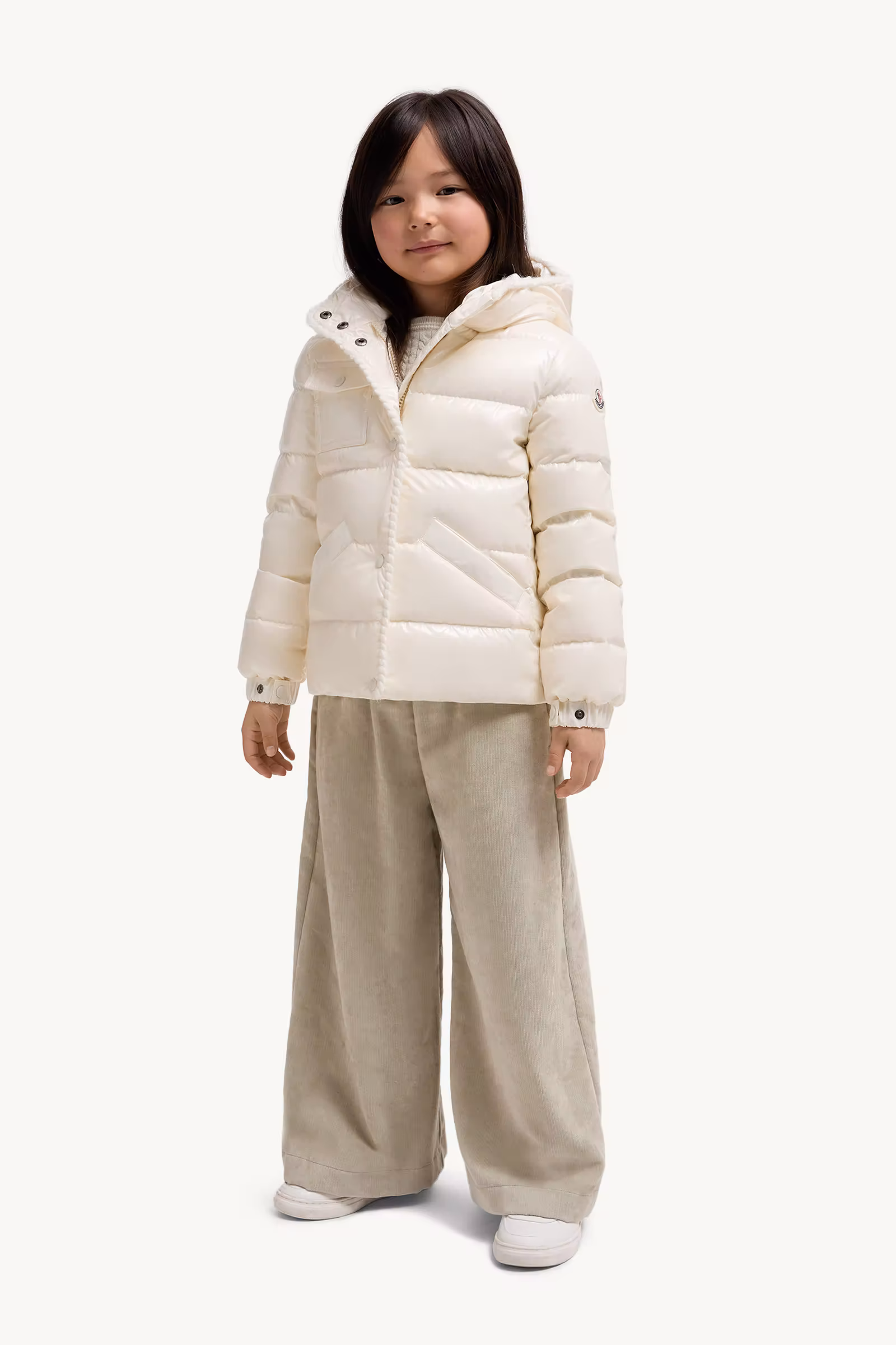 Glareins Braided Trim Hooded Down Jacket