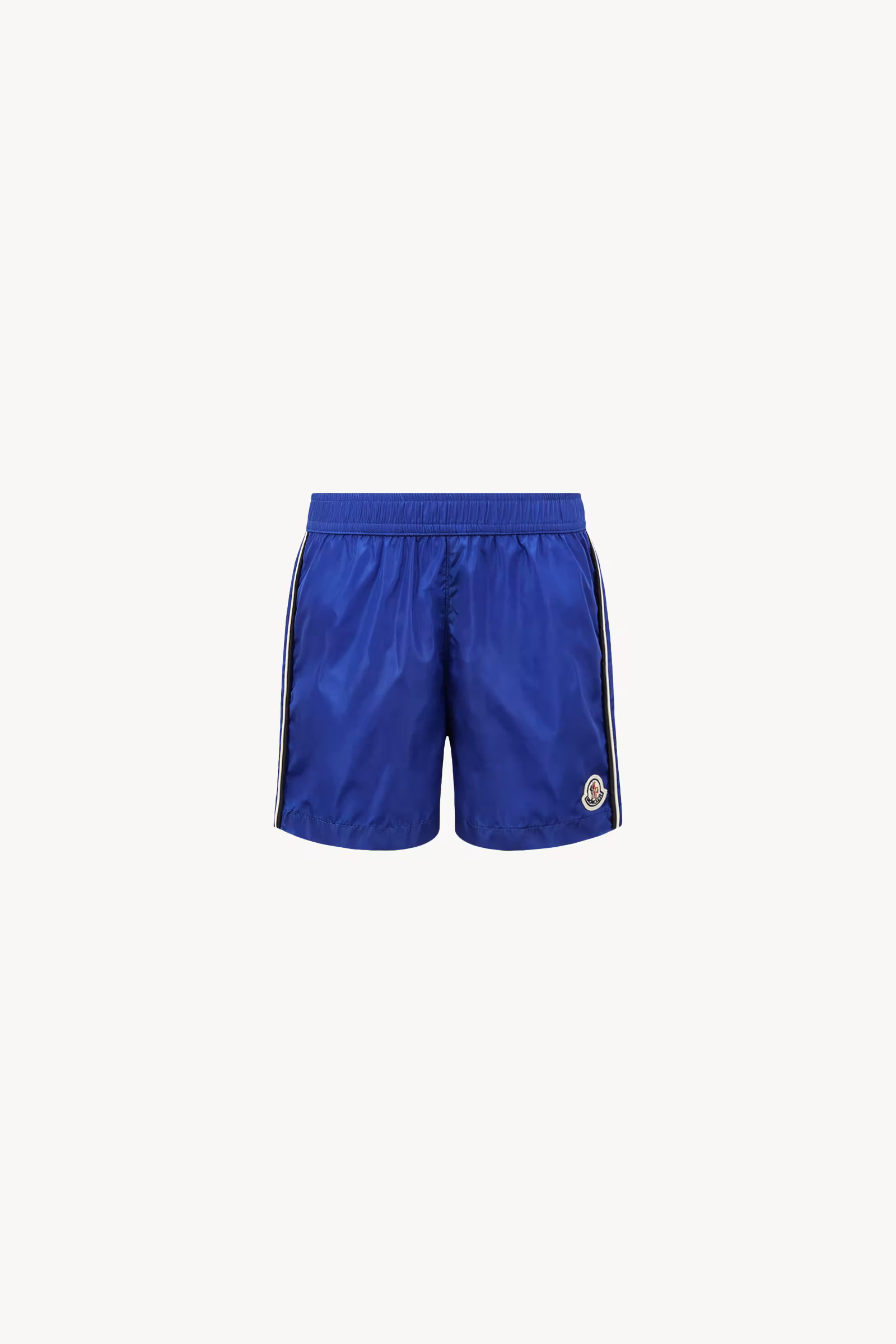 Tricolor-Trimmed Swim Shorts