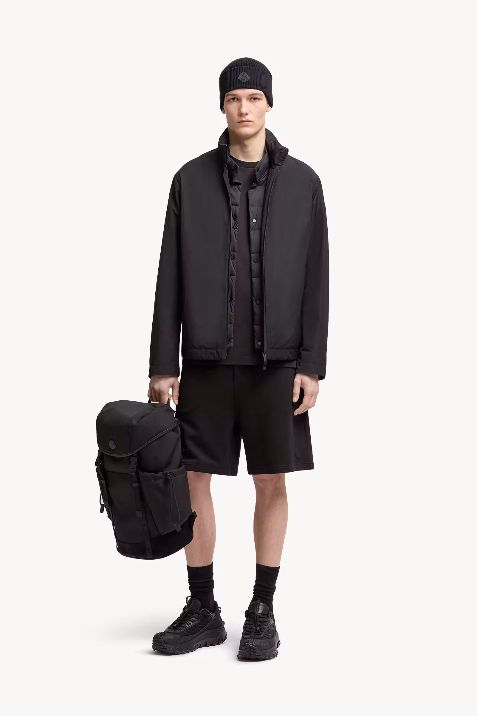 Logo Patch Cotton Shorts