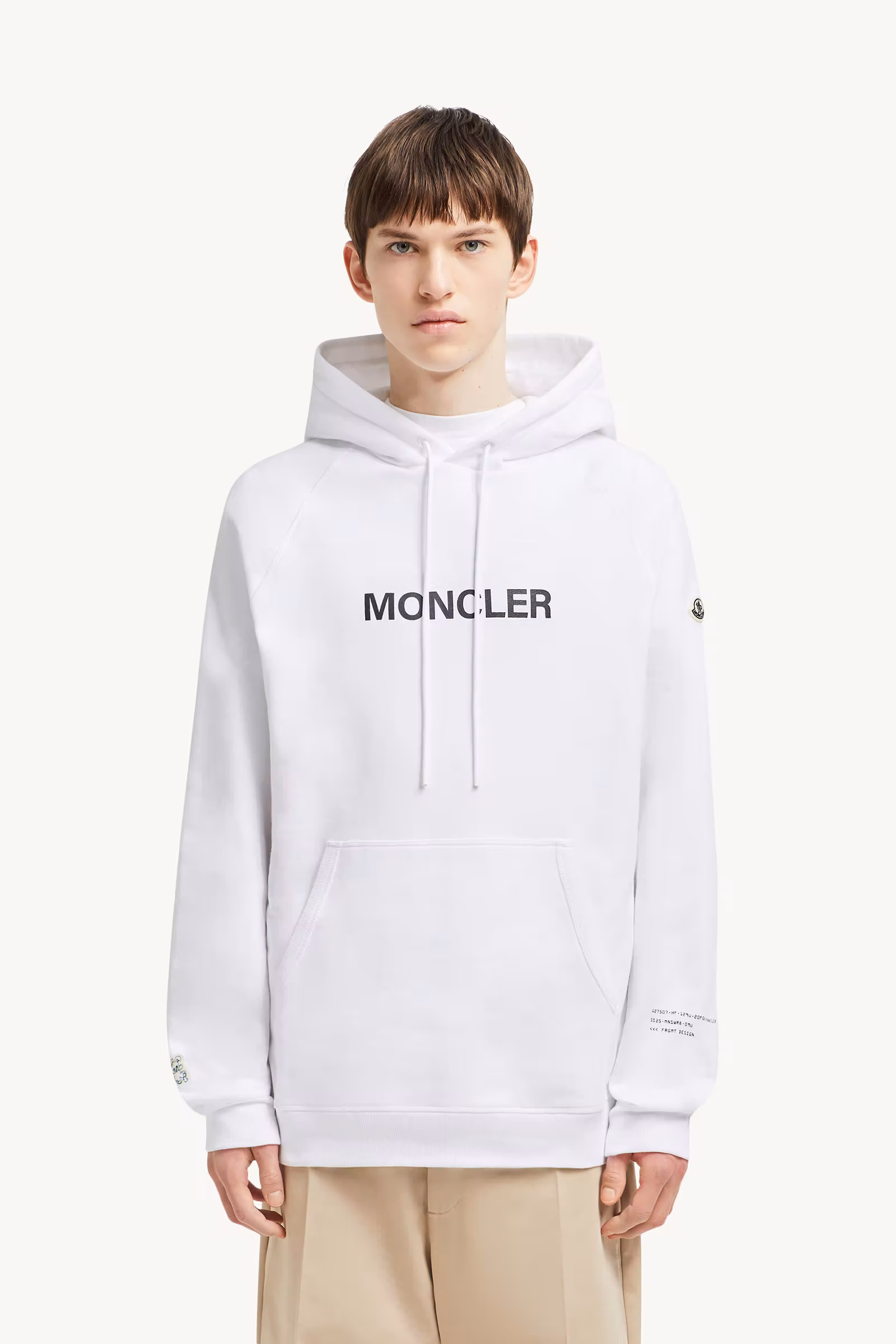 Moncler x FRGMT Cartoon Logo Cotton Hoodie