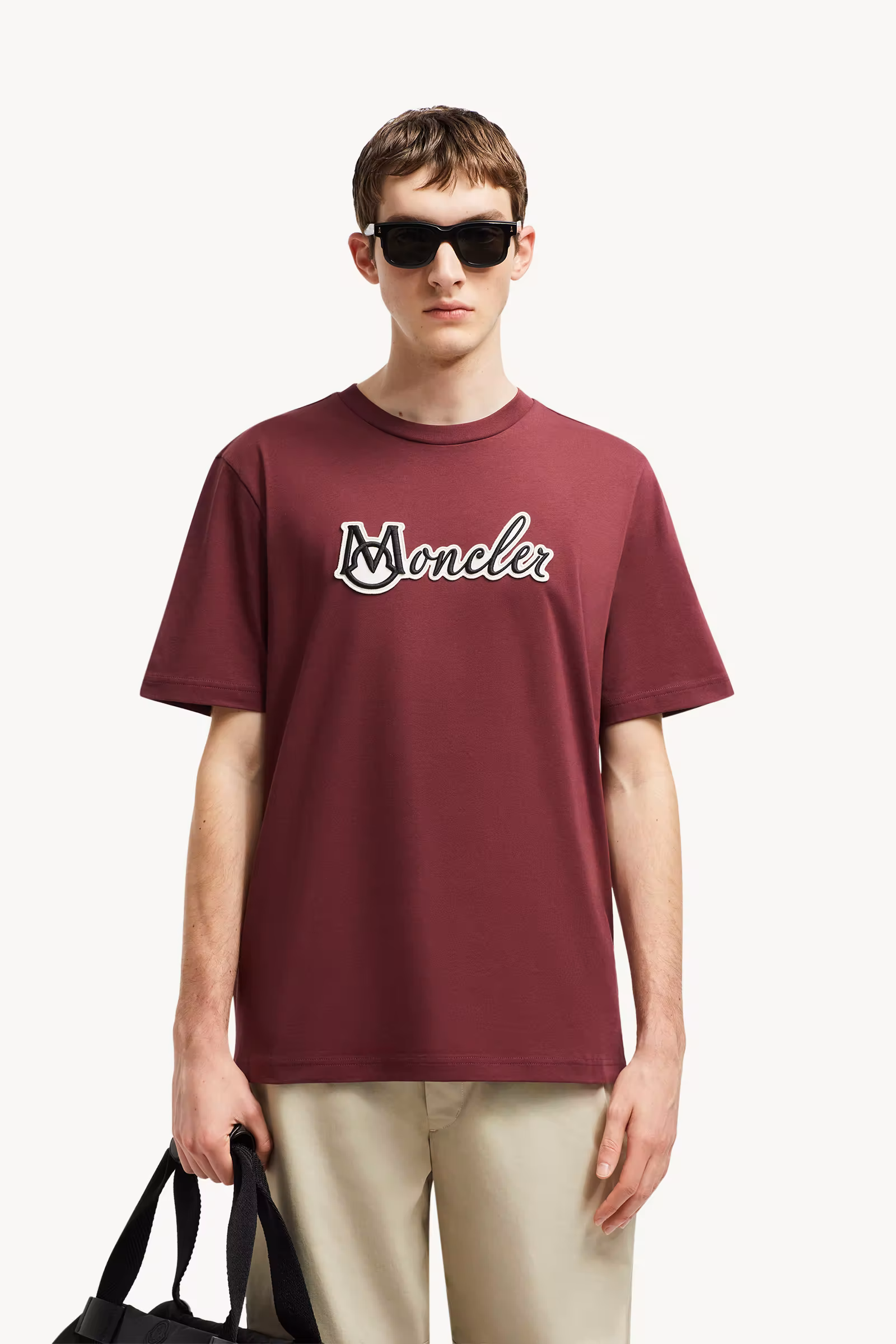 Embroidered Varsity Logo Cotton T-shirt