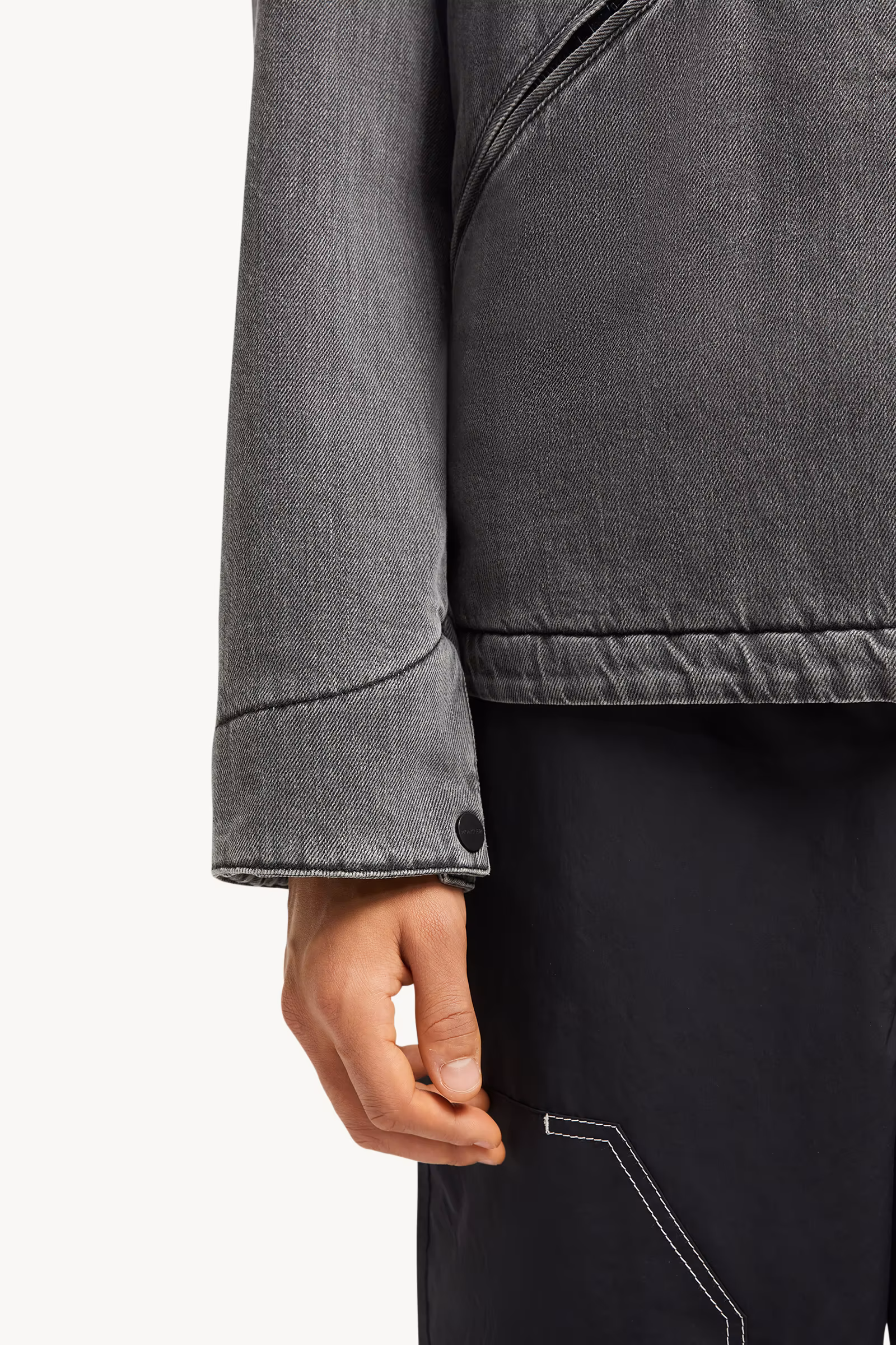 Acate Padded Denim Shirt Jacket