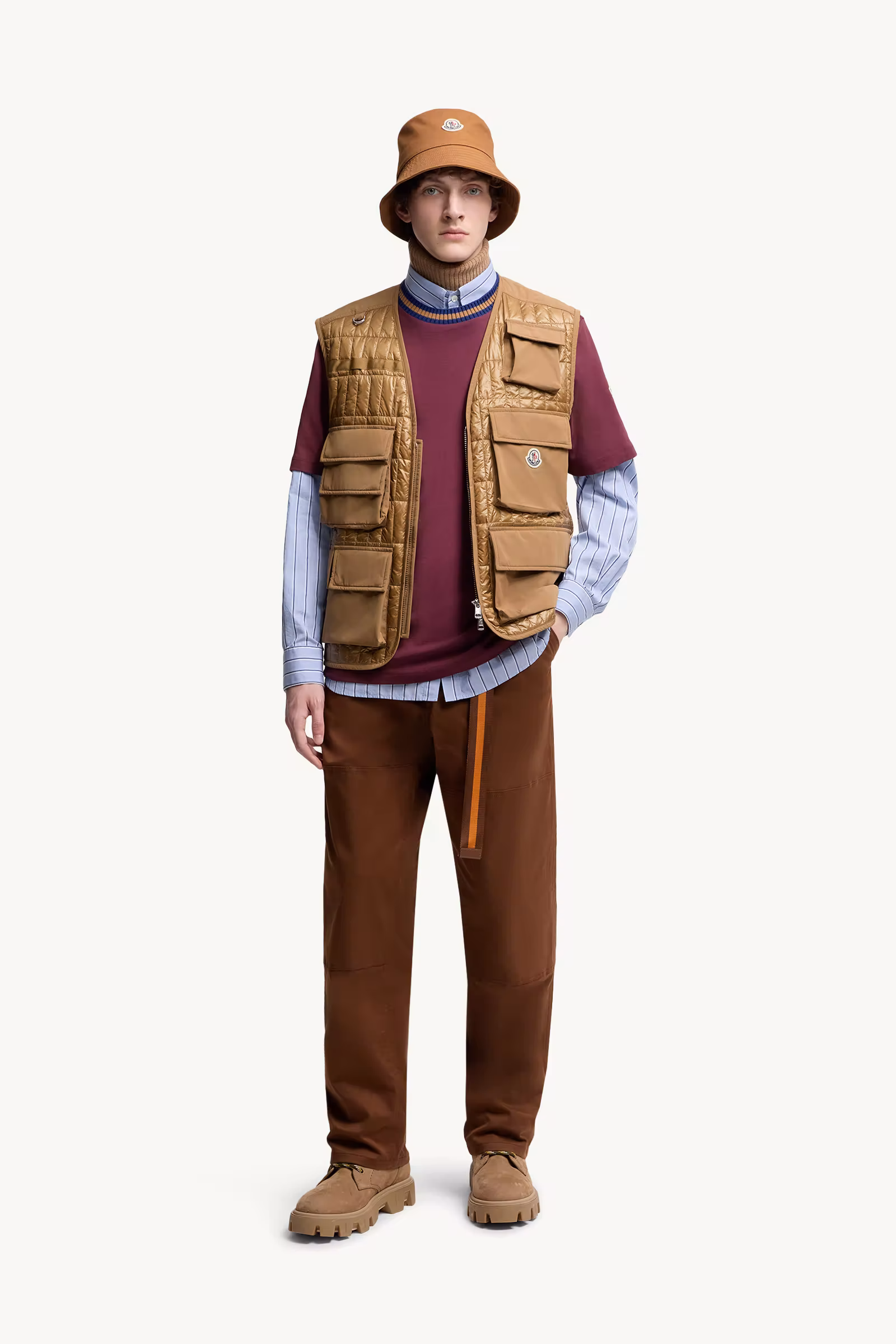 Ytise Vertical-Quilted Padded Vest